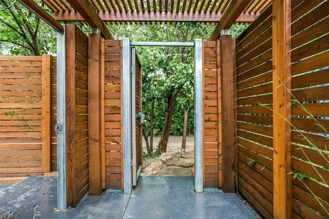 a view of door front of house