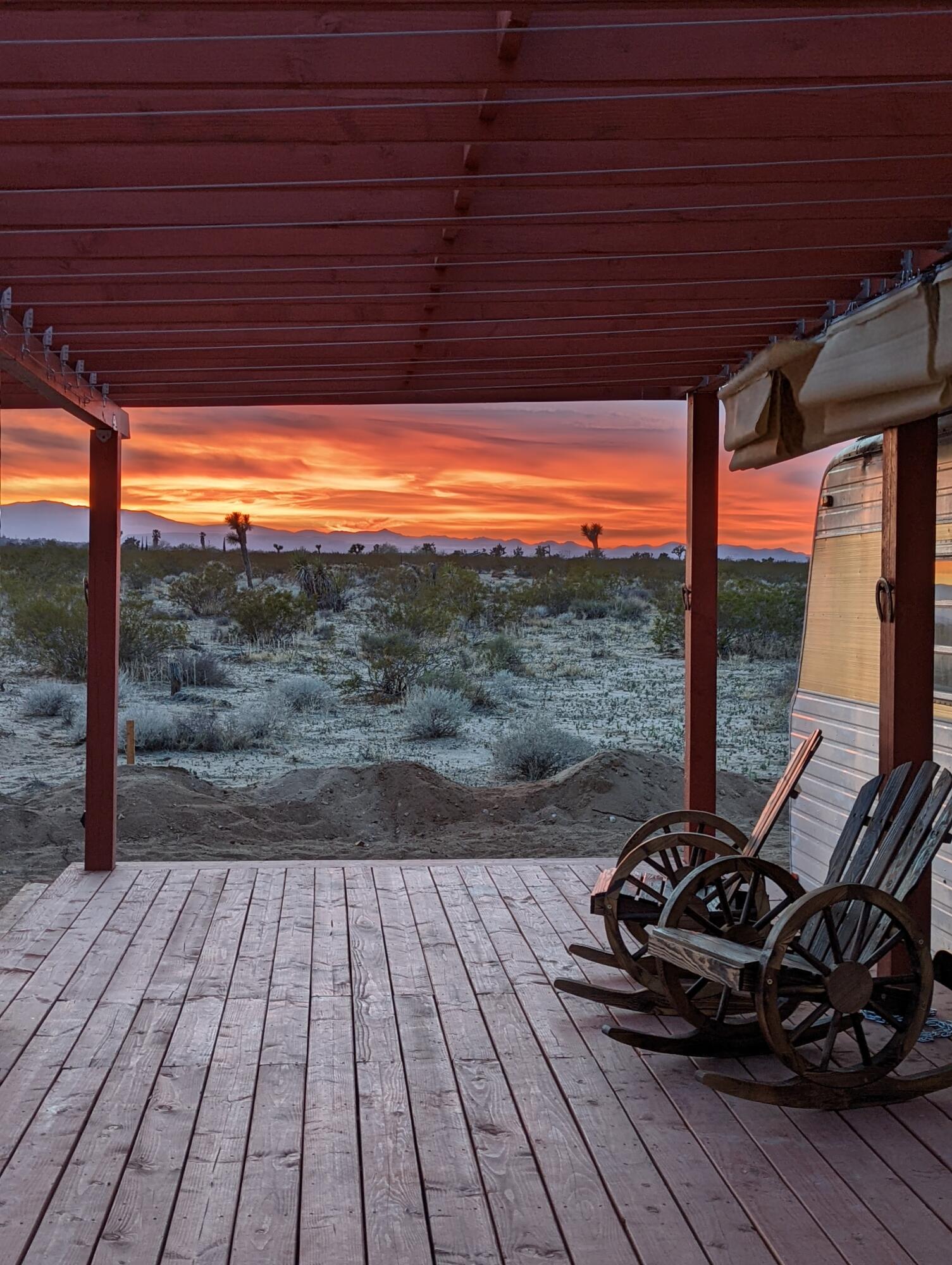 60876 Campanula Street Joshua Tree, CA 92252 - Photo 12 of 29 a view of a roof deck
