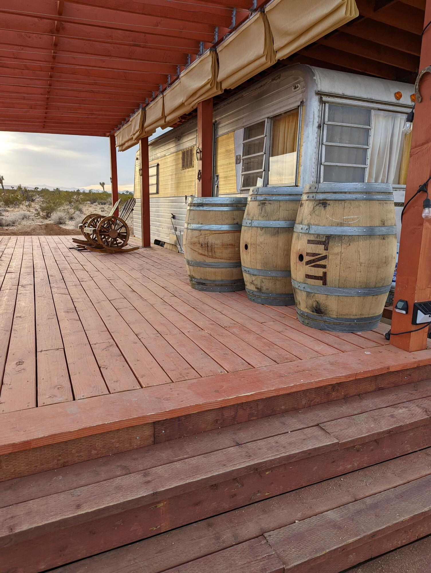 60876 Campanula Street Joshua Tree, CA 92252 - Photo 15 of 29 a view of a roof deck