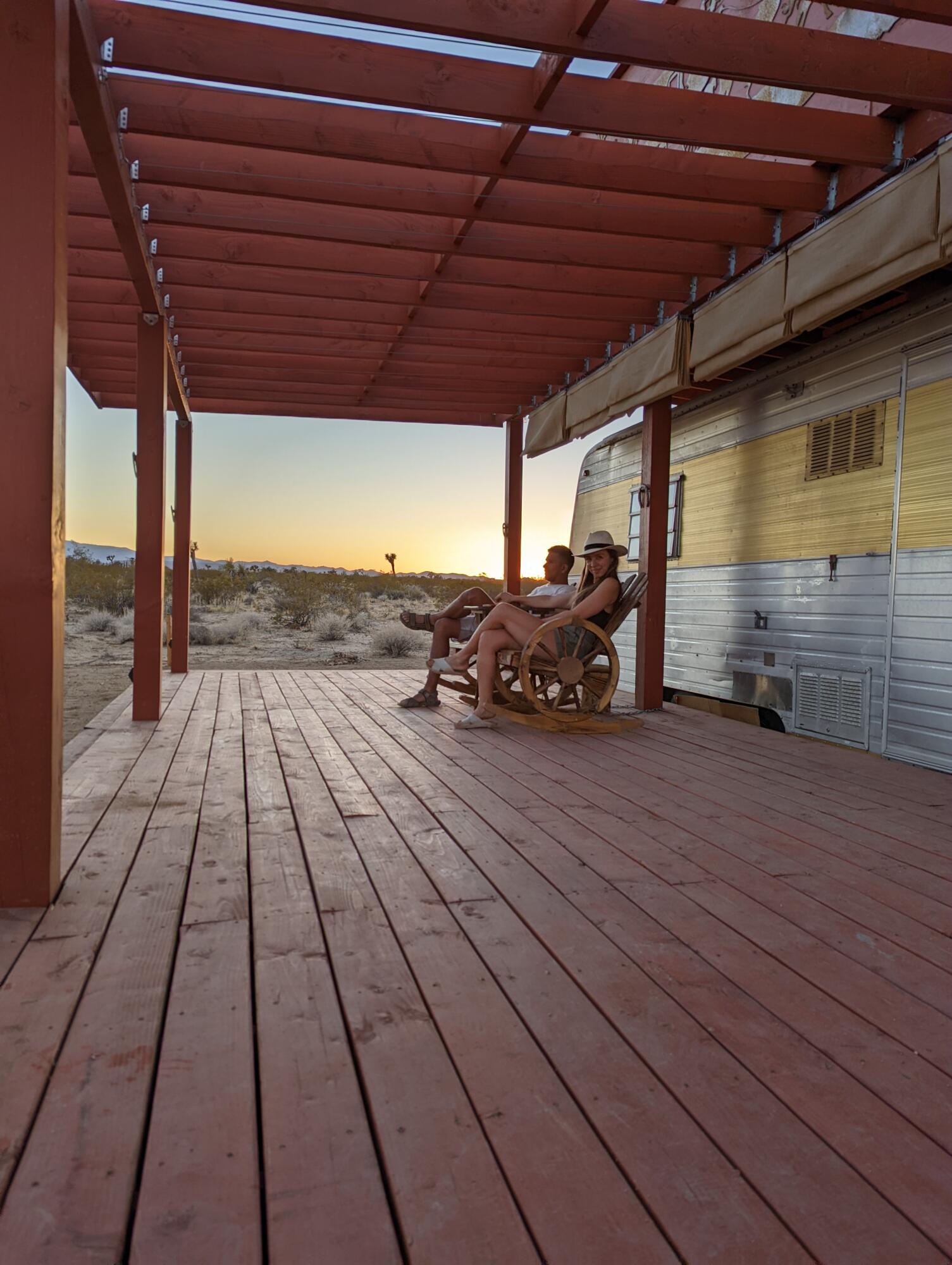 60876 Campanula Street Joshua Tree, CA 92252 - Photo 22 of 29 a view of roof deck