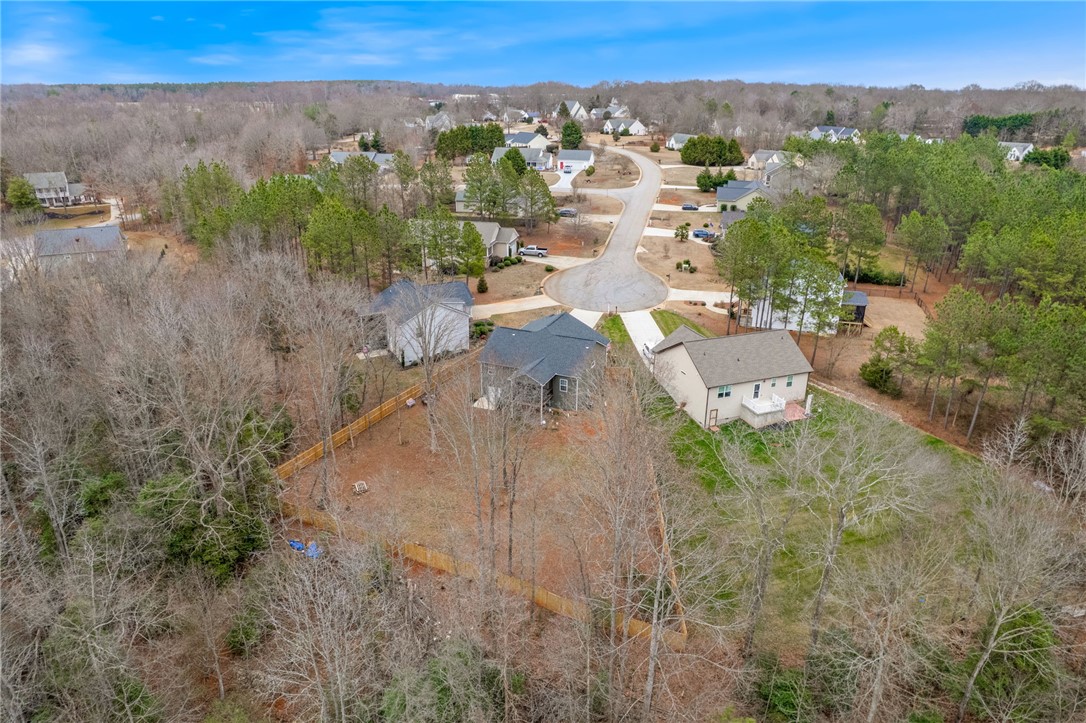 28 Vanessa Rae Lane Pendleton, SC 29670 - Photo 15 of 16 An aerial view captures the homes nestled among the trees with expansive grounds.