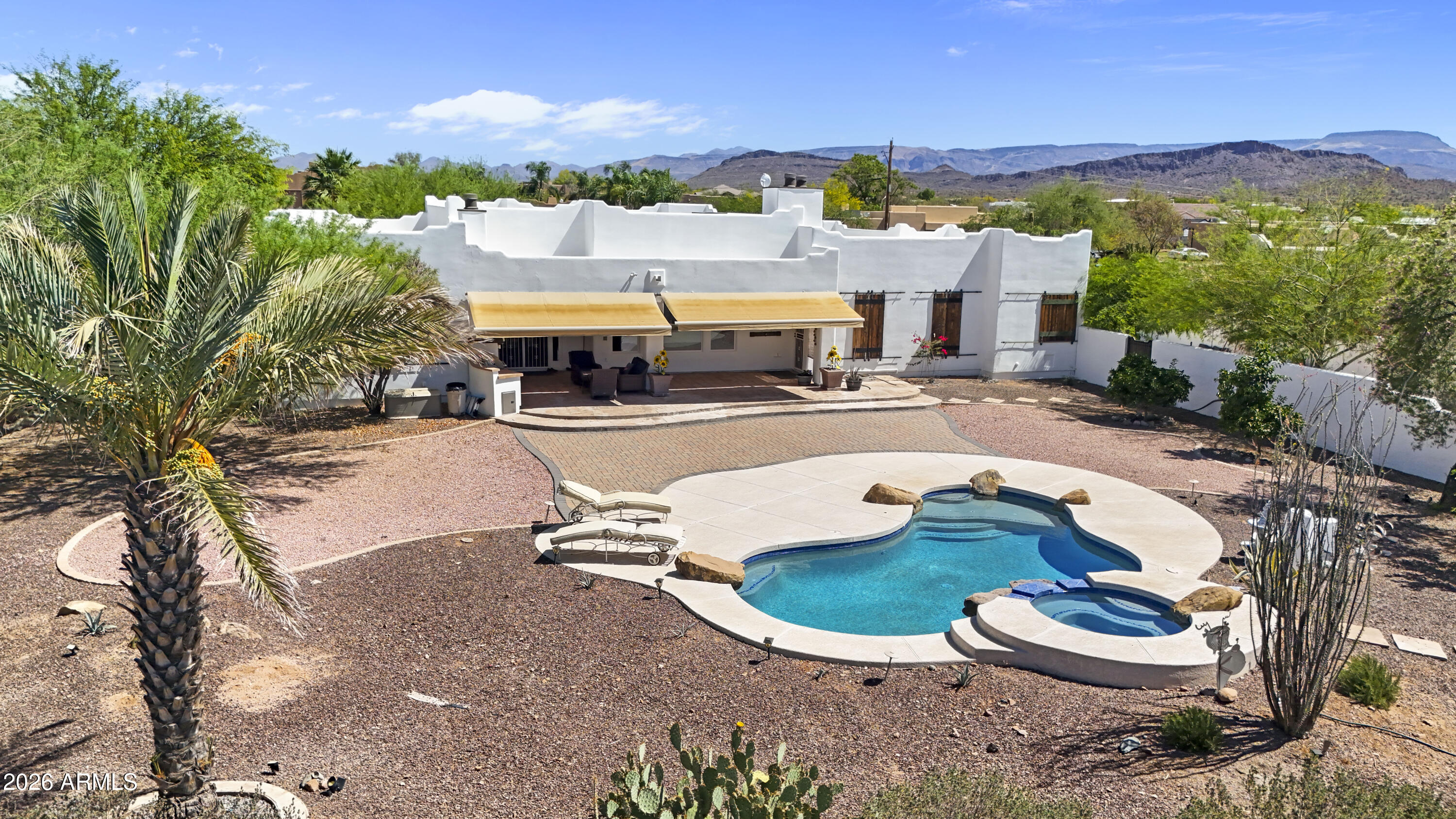605 West Ridgecrest Road Phoenix, AZ 85086 - Photo 35 of 40 an aerial view of a house with outdoor space