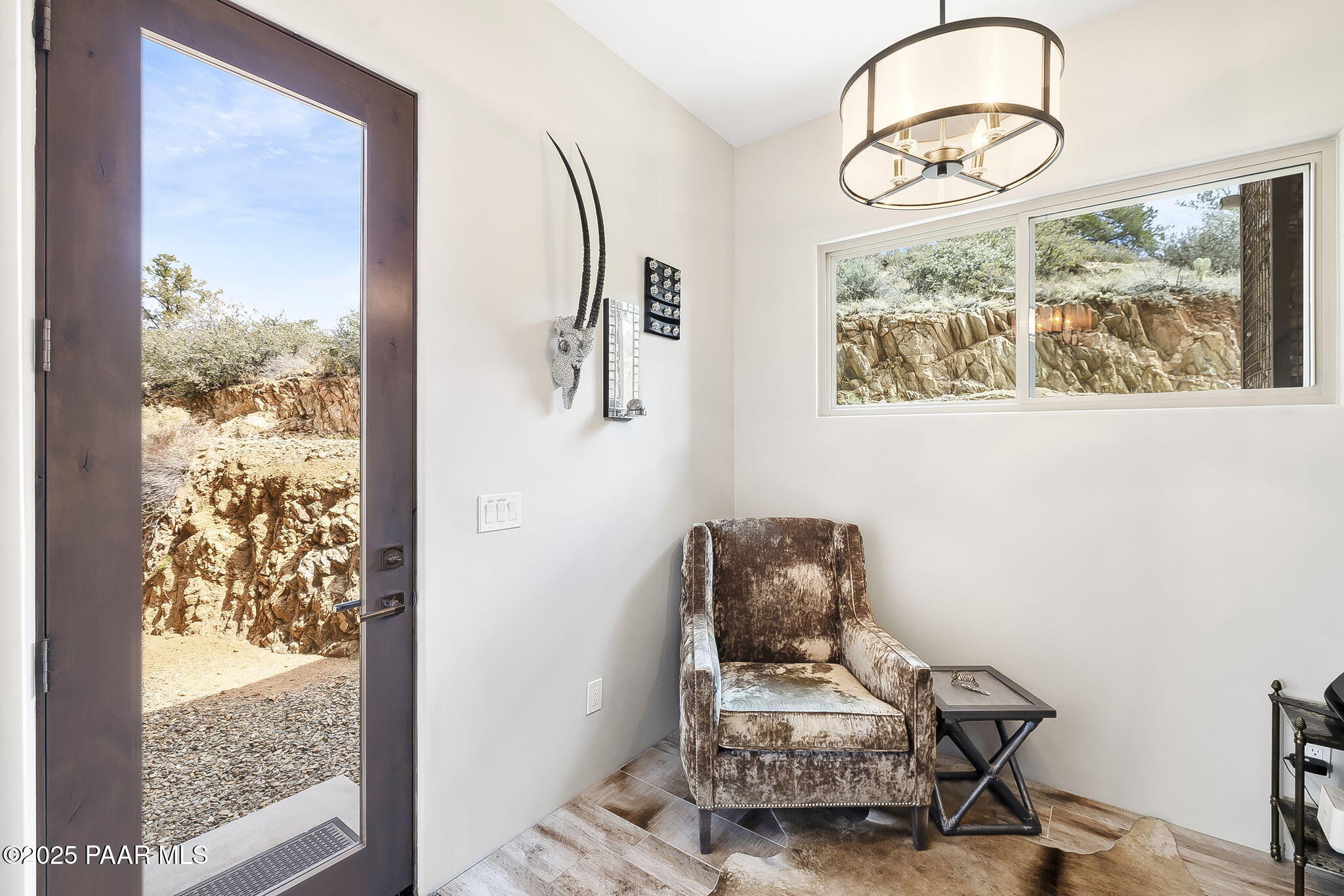 5245 West Three Forks Road Prescott, AZ 86305 - Photo 36 of 68 a room with wooden floor and a window