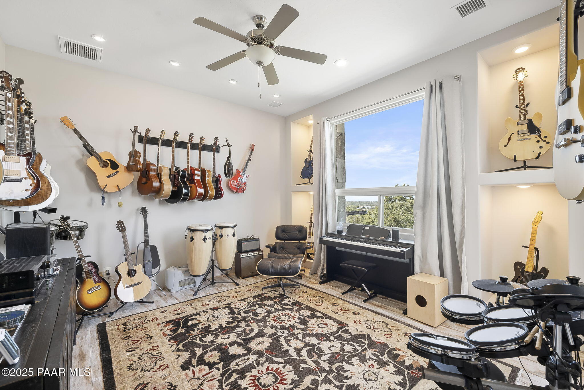 5245 West Three Forks Road Prescott, AZ 86305 - Photo 42 of 68 a bedroom with furniture and a window