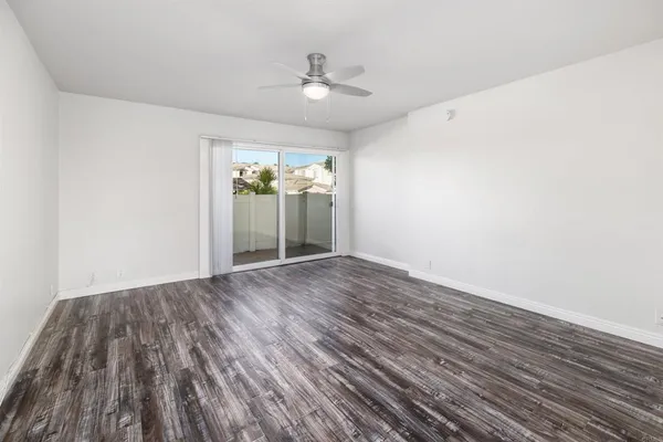 wooden floor in an empty room