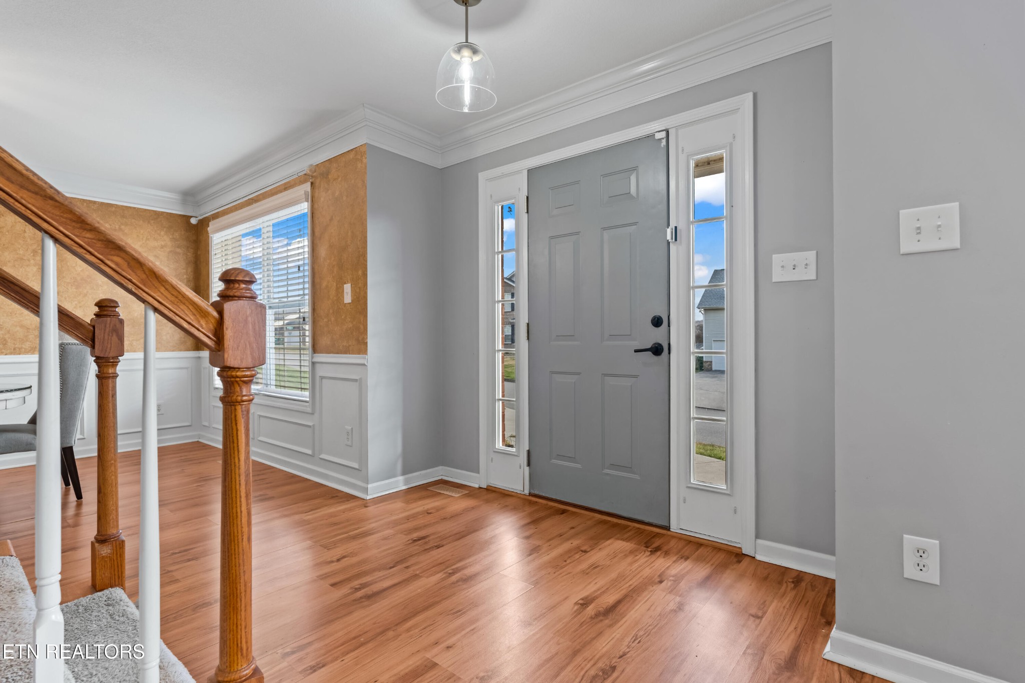 2805 Porch Swing Road Knoxville, TN 37938 - Photo 18 of 48 wooden floor in an empty room with a window