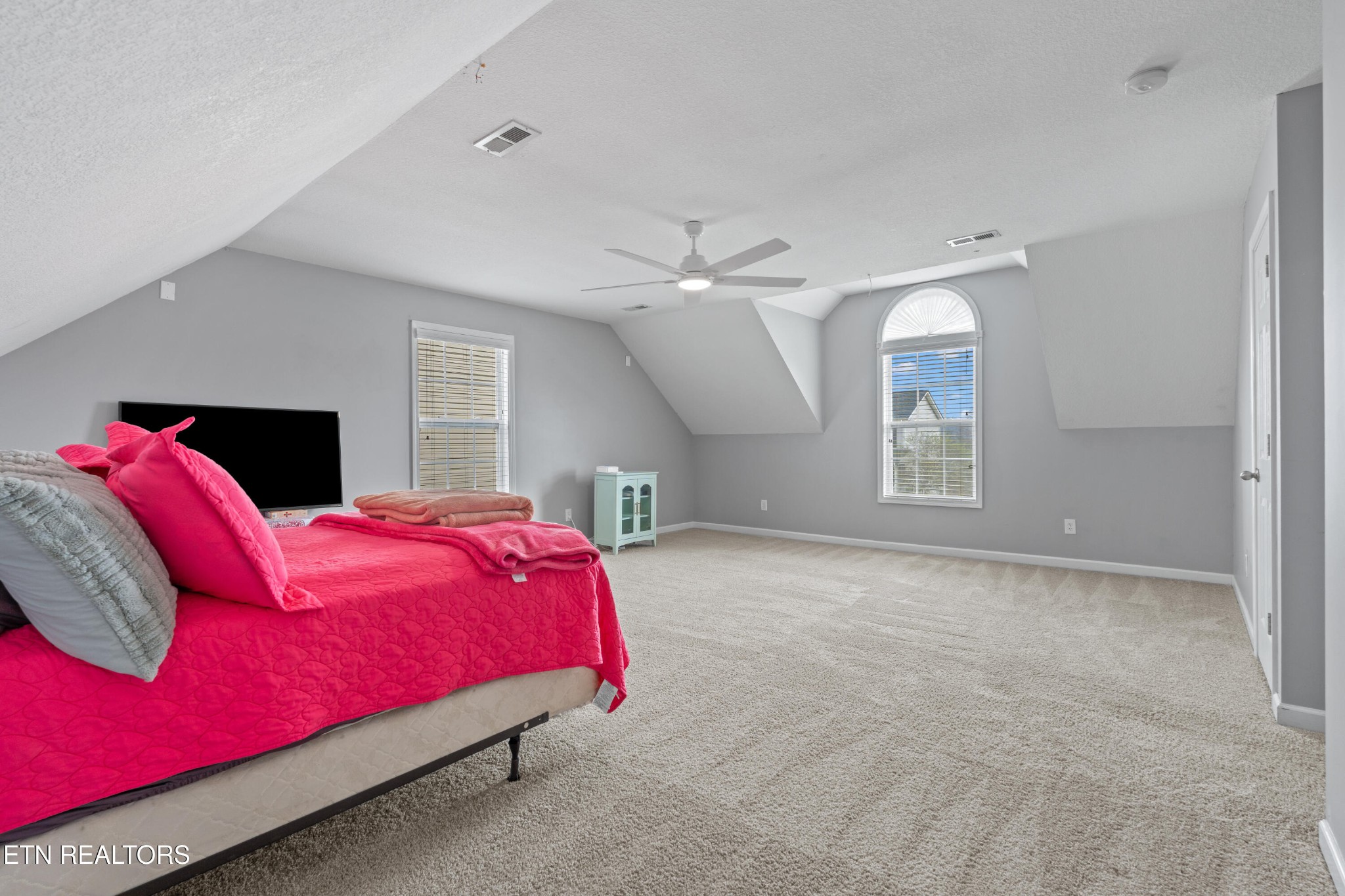 2805 Porch Swing Road Knoxville, TN 37938 - Photo 37 of 48 a bedroom with a bed and a window