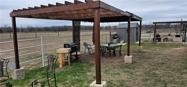 a view of outdoor seating