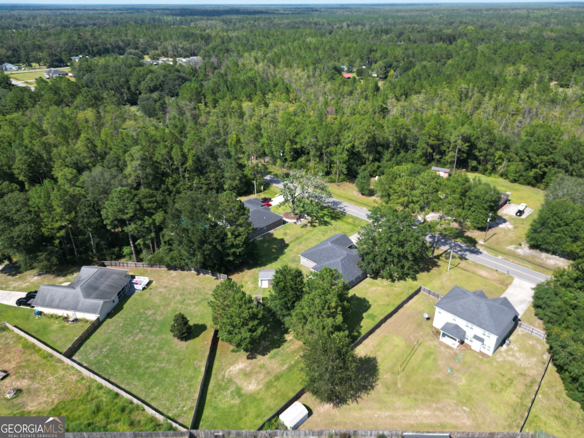 3453 John Wells Road Ludowici, GA 31316 - Photo 5 of 51 an aerial view of a house with a yard