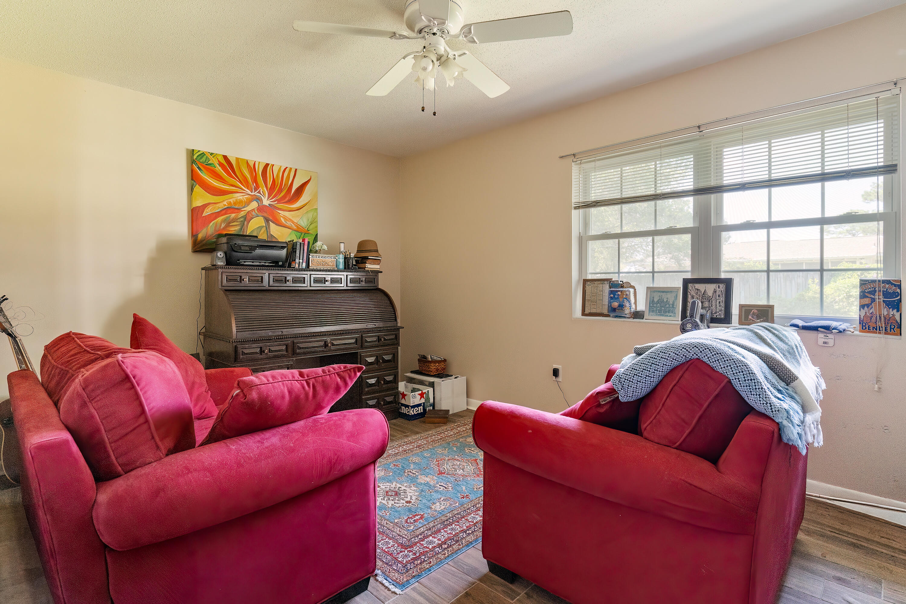 35 James Avenue Shalimar, FL 32579 - Photo 17 of 44 a living room with furniture and a flat screen tv