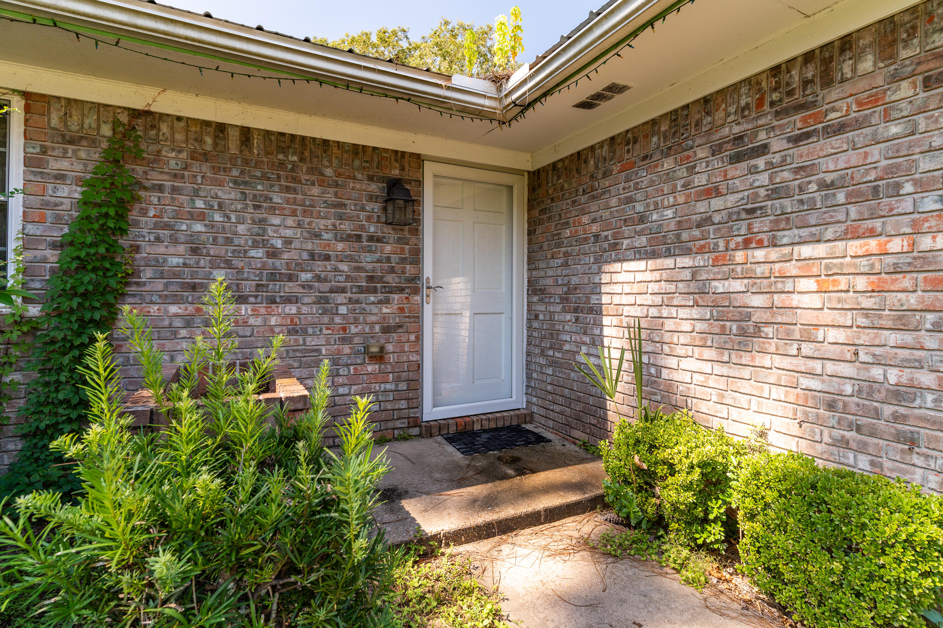 35 James Avenue Shalimar, FL 32579 - Photo 25 of 44 a front view of a house with a garden