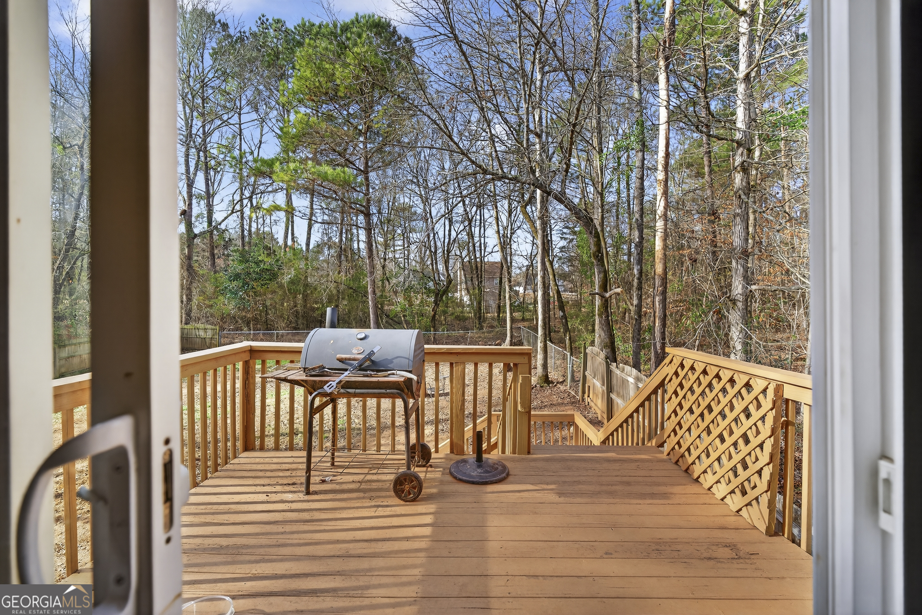 226 Amy Lane Gray, GA 31032 - Photo 40 of 46 a view of balcony with wooden floor and seating space