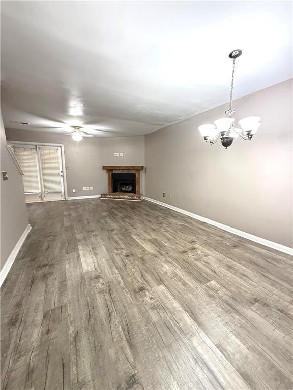 1555 Springleaf Court Southeast Smyrna, GA 30080 - Photo 6 of 19 a view of an empty room with a chandelier