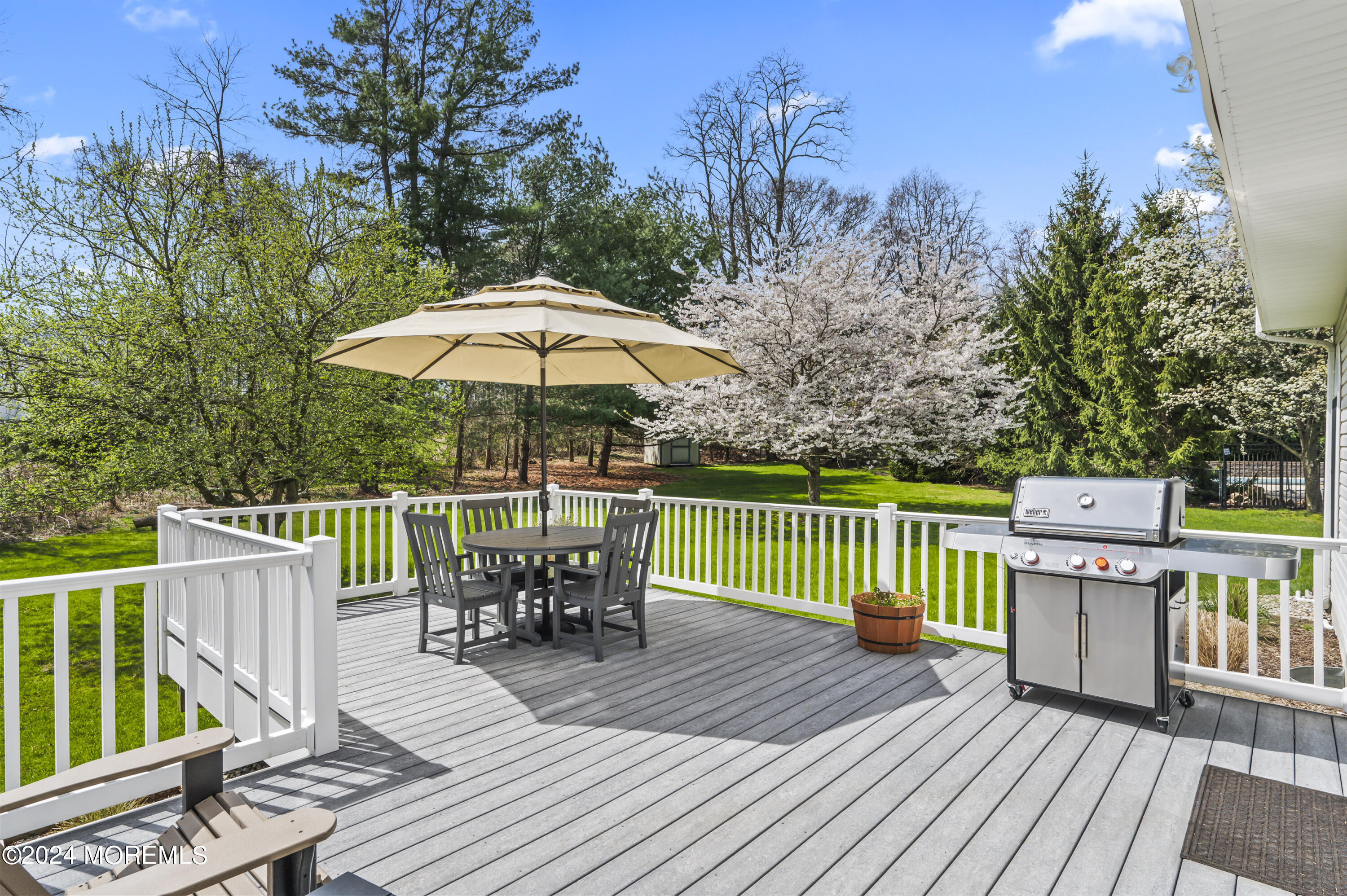 2805 Newman Way Wall, NJ 07719 - Photo 25 of 31 a view of a deck with furniture and a backyard
