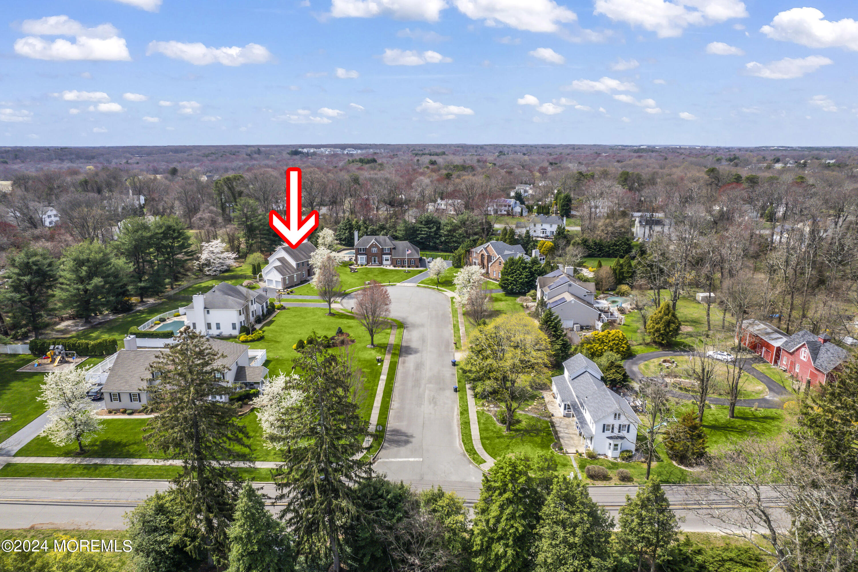 2805 Newman Way Wall, NJ 07719 - Photo 5 of 31 an aerial view of a city