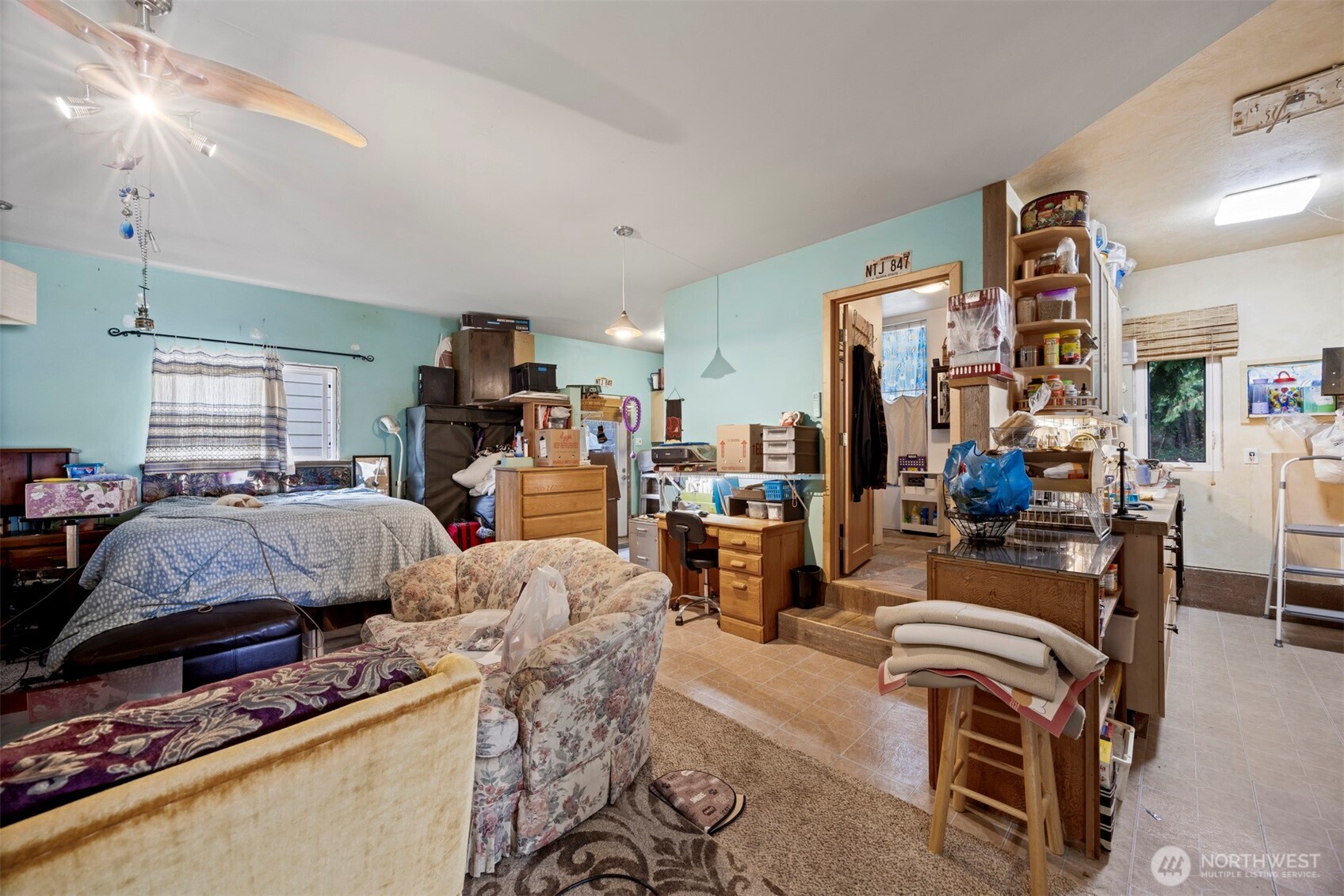 3630 Sorenson Road Everson, WA 98247 - Photo 26 of 39 a bedroom with furniture and a flat screen tv