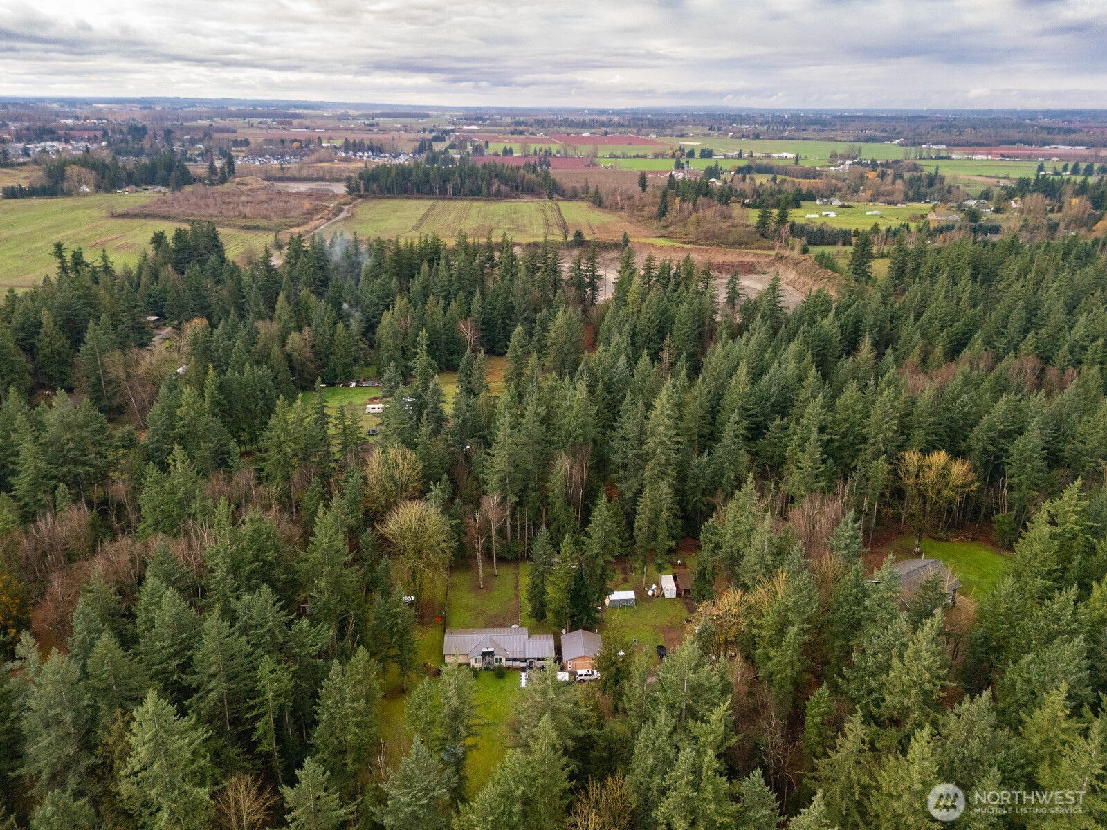 3630 Sorenson Road Everson, WA 98247 - Photo 38 of 39 a view of a city with lots of trees