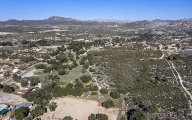 a view of city and mountain
