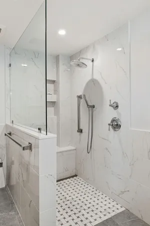 a utility room with a couch