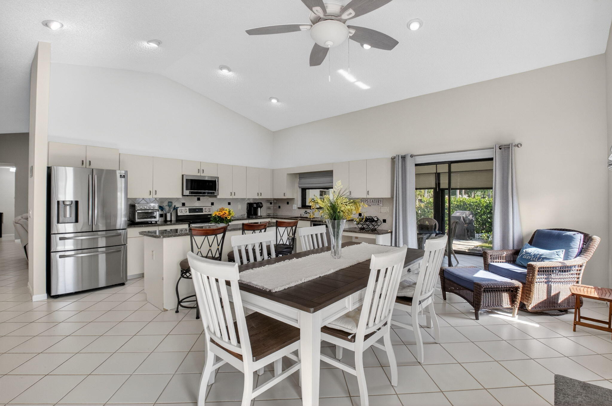 2905 Riviera Drive Delray Beach, FL 33445 - Photo 3 of 83 KITCHEN WITH ISLAND SEATING AREA