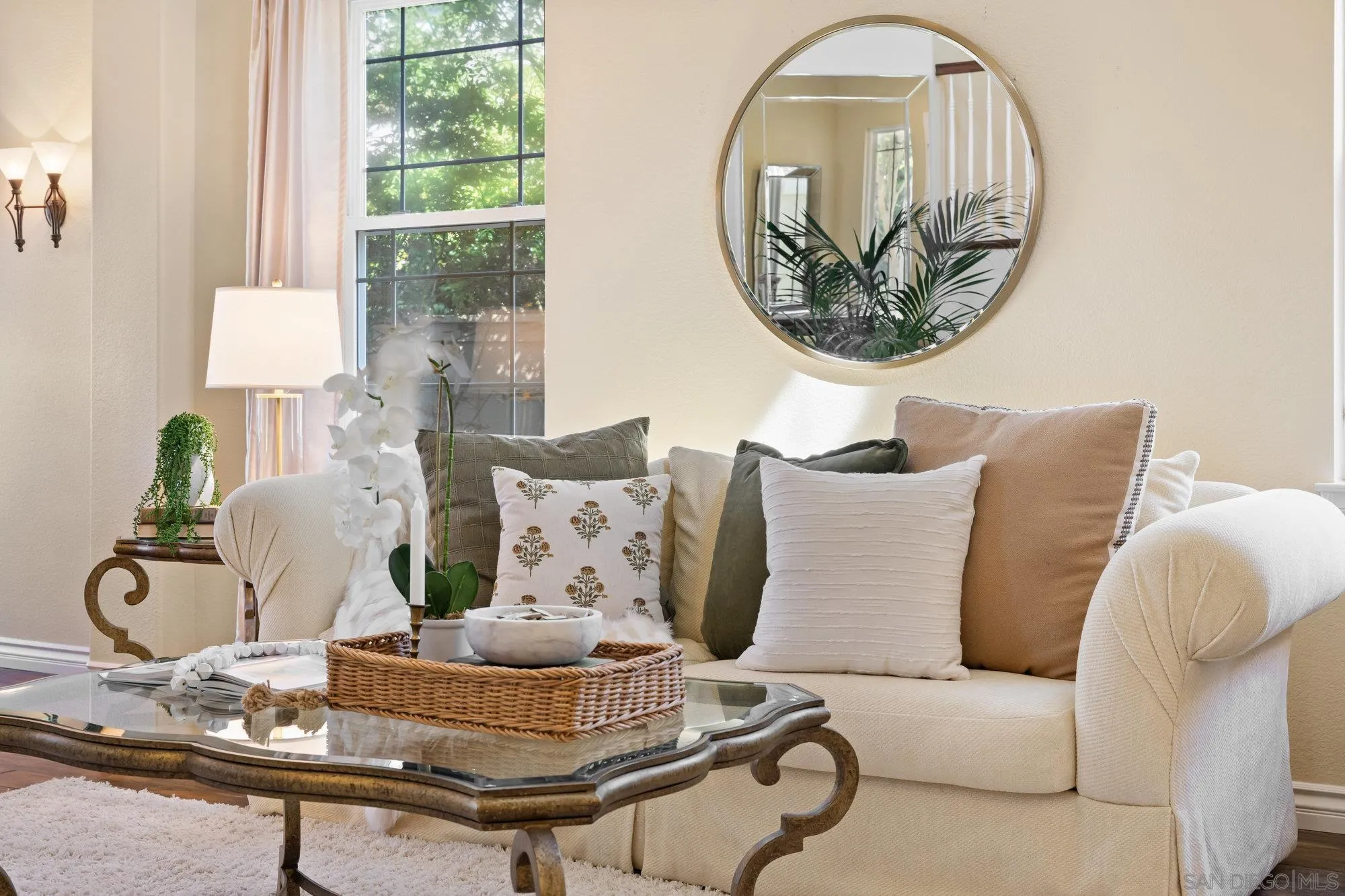 2822 Rancho Pancho Carlsbad, CA 92009 - Photo 5 of 26 a living room with furniture and a mirror