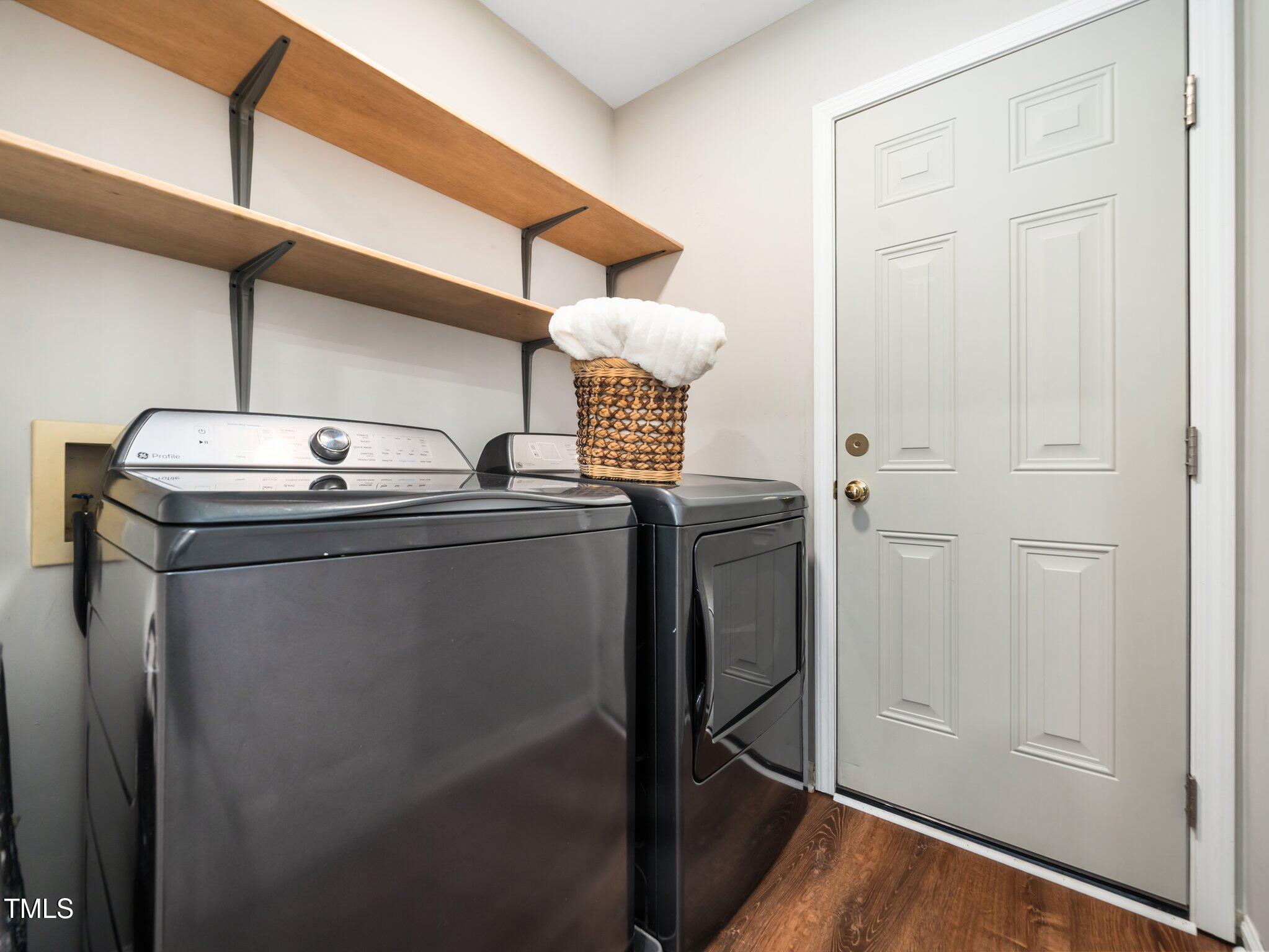 3400 Appling Way Durham, NC 27703 - Photo 11 of 30 a utility room with dryer and washer