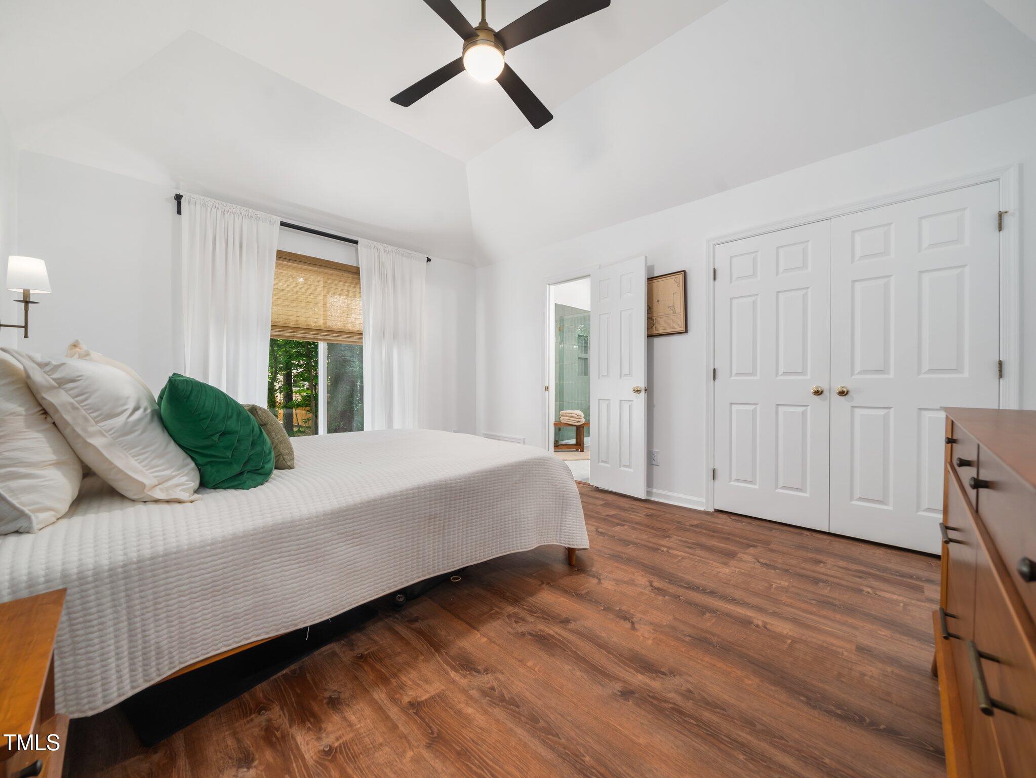 3400 Appling Way Durham, NC 27703 - Photo 15 of 30 a bedroom with a bed and closet