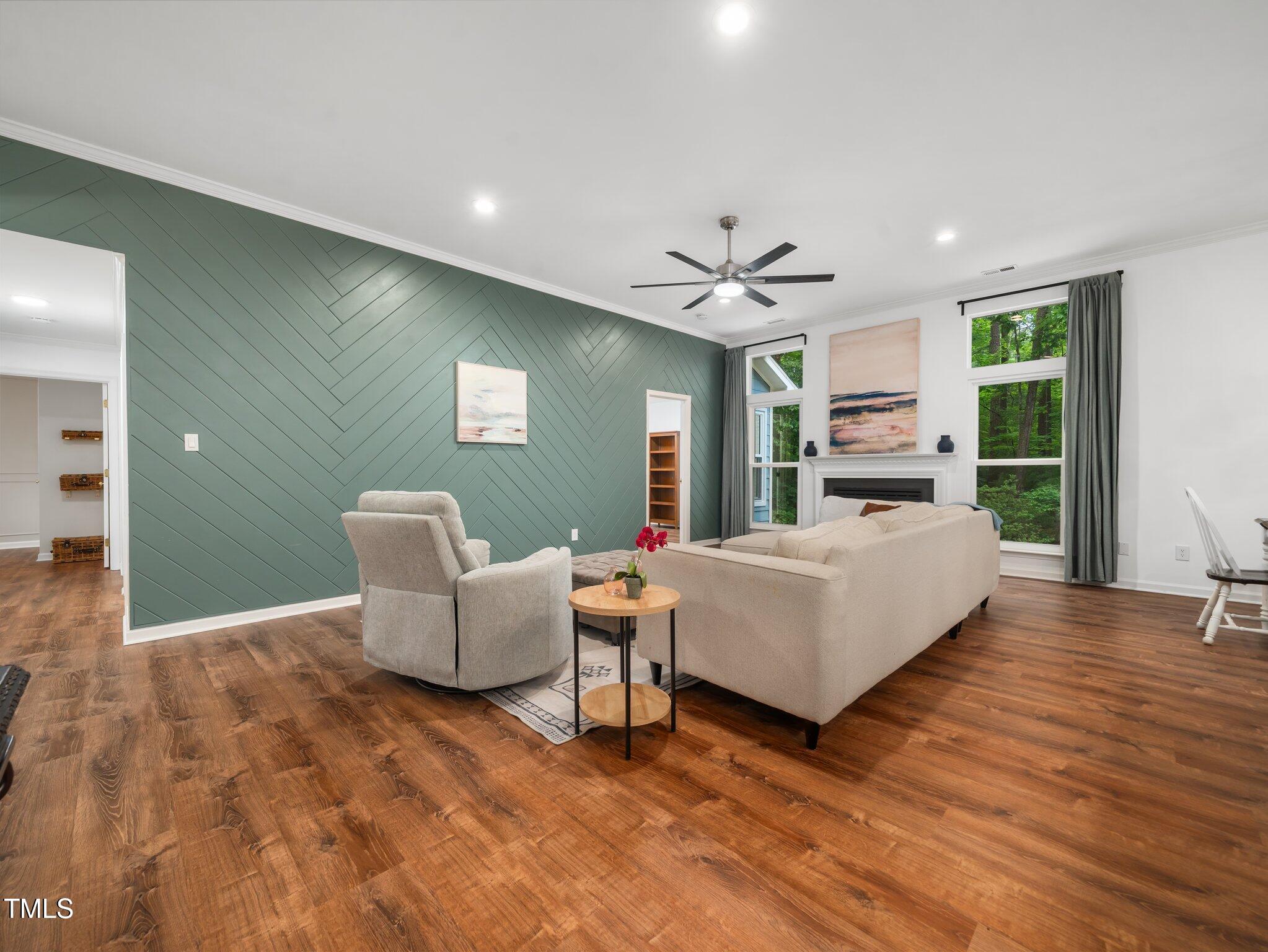 3400 Appling Way Durham, NC 27703 - Photo 5 of 30 a living room with furniture and a large window