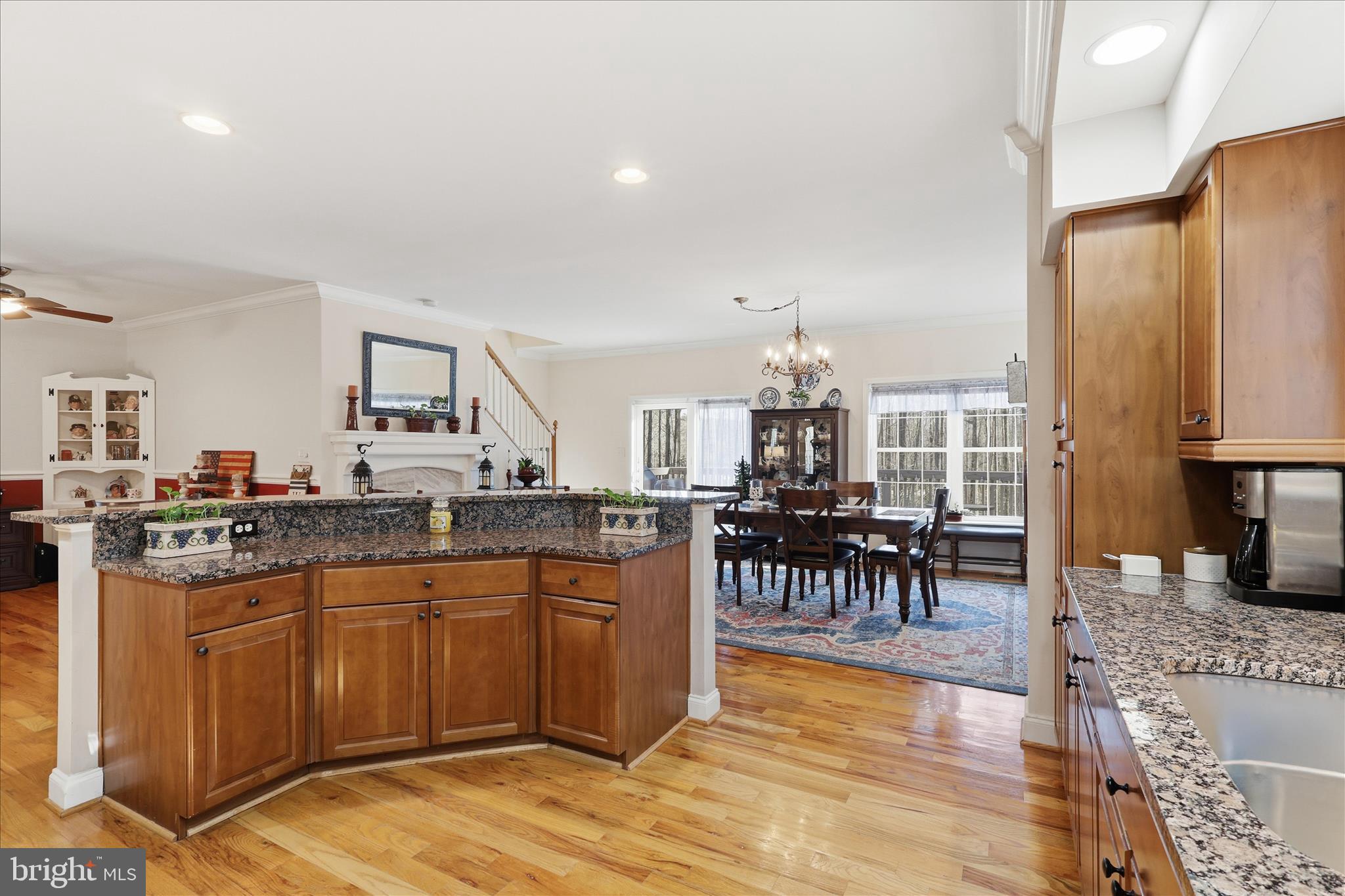 157 Roderick Place Mineral, VA 23117 - Photo 13 of 69 a large kitchen with lots of counter and chairs