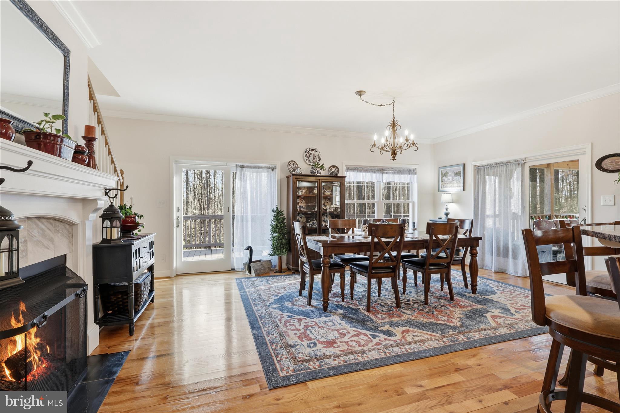 157 Roderick Place Mineral, VA 23117 - Photo 17 of 69 a view of a dining room with furniture window and wooden floor