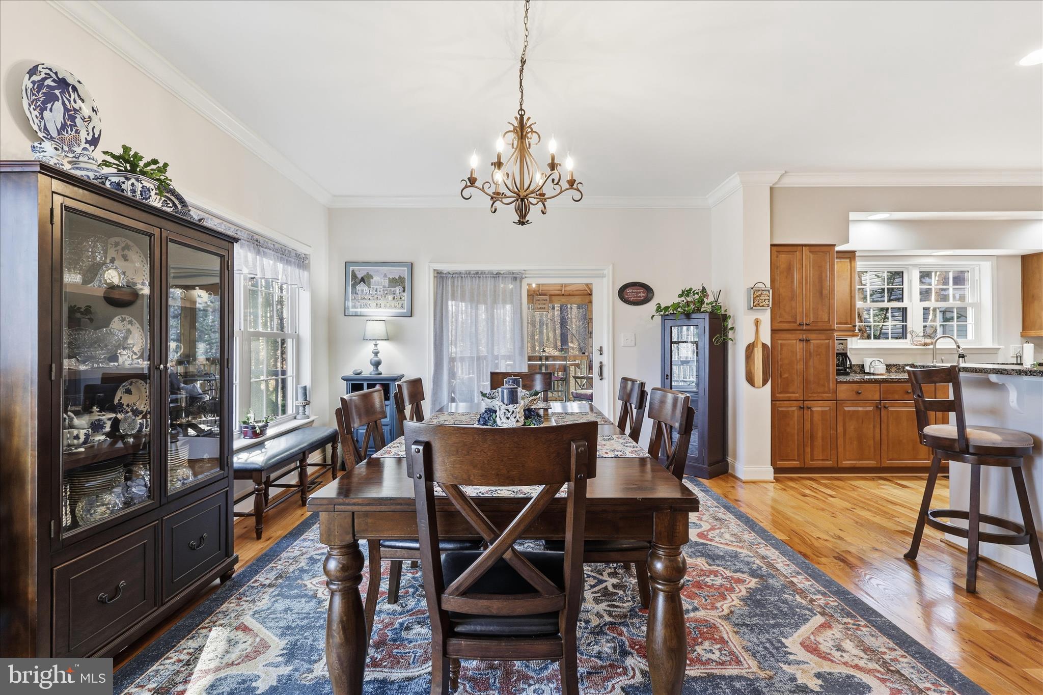 157 Roderick Place Mineral, VA 23117 - Photo 19 of 69 a view of a dining room with furniture window and wooden floor