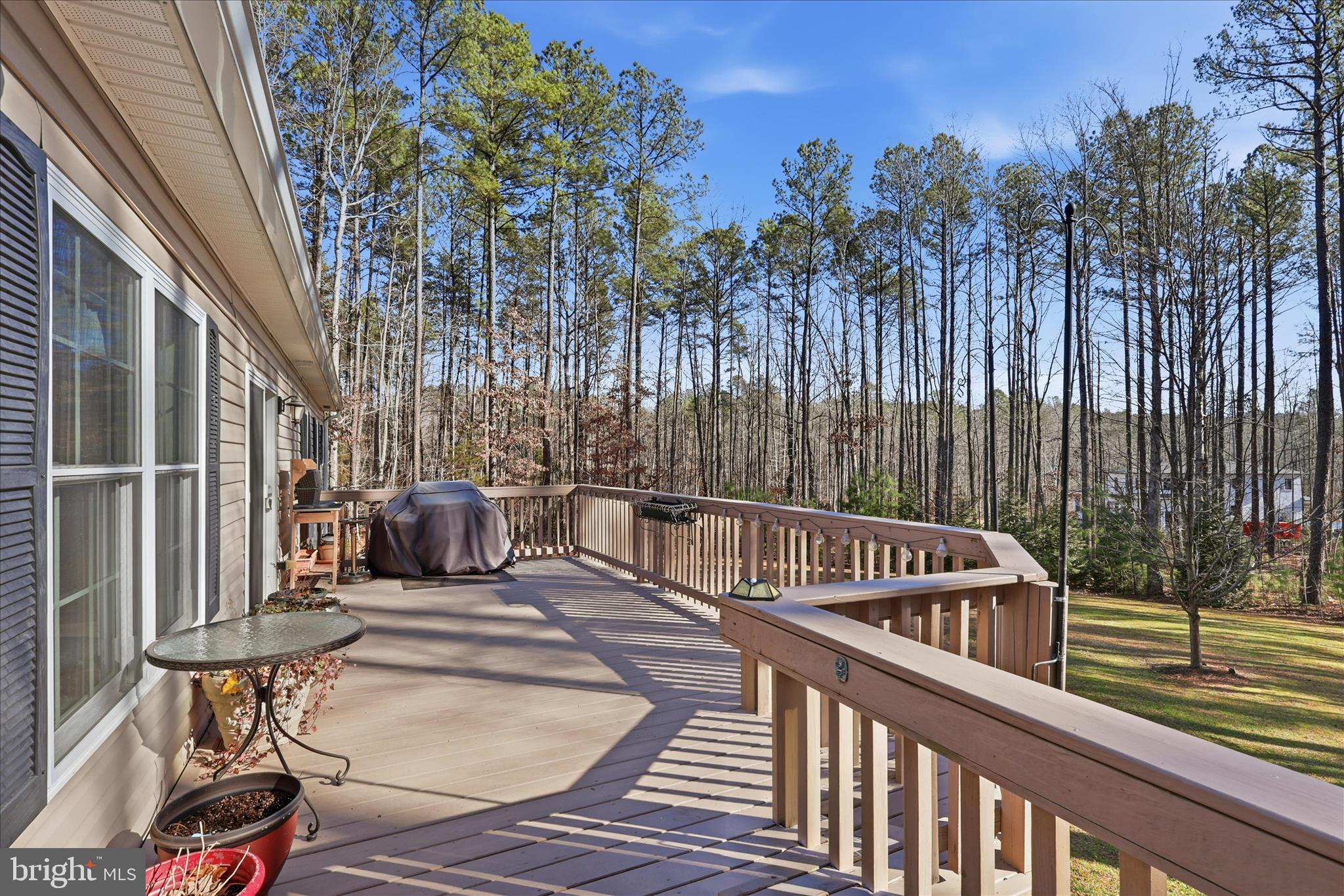 157 Roderick Place Mineral, VA 23117 - Photo 24 of 69 a view of balcony with wooden floor and outdoor seating