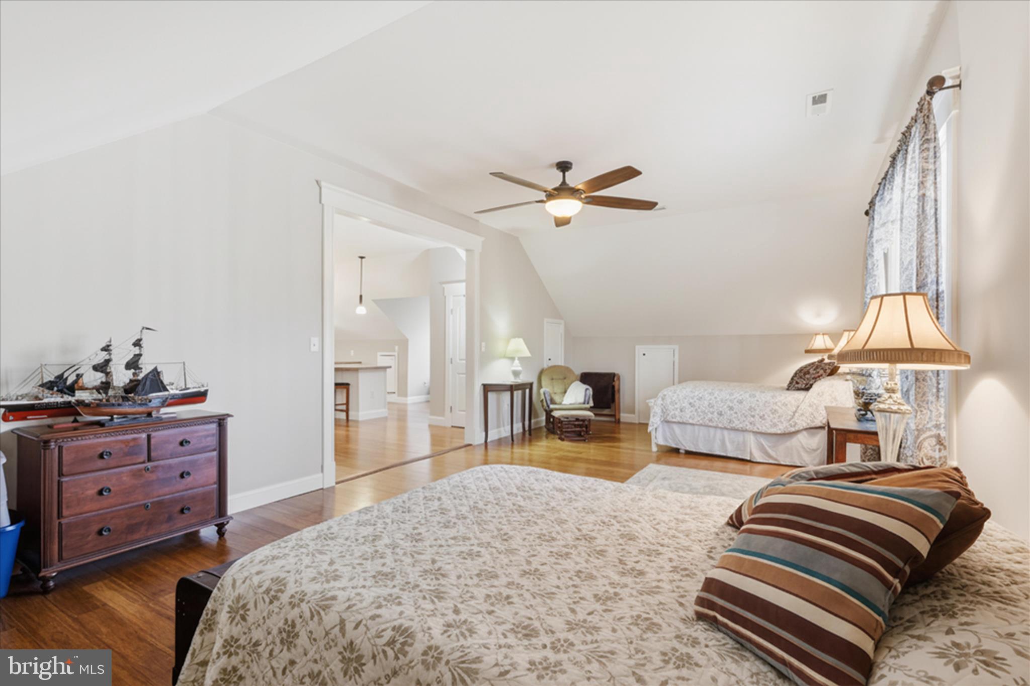 157 Roderick Place Mineral, VA 23117 - Photo 44 of 69 a bedroom with a bed and wooden floor