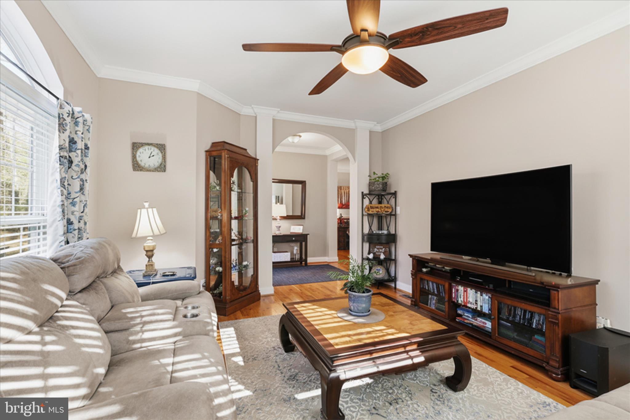 157 Roderick Place Mineral, VA 23117 - Photo 9 of 69 a living room with furniture and a flat screen tv