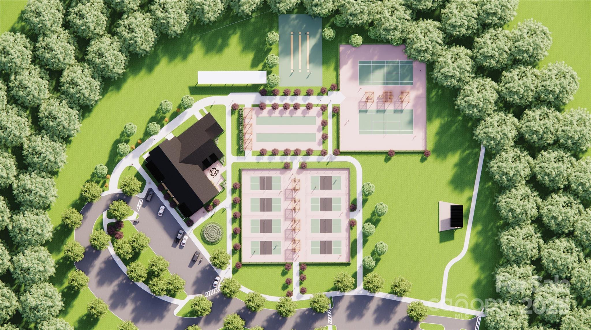 2252 Moon Crst Road Lancaster, SC 29720 - Photo 13 of 16 an aerial view of a house with outdoor space swimming pool