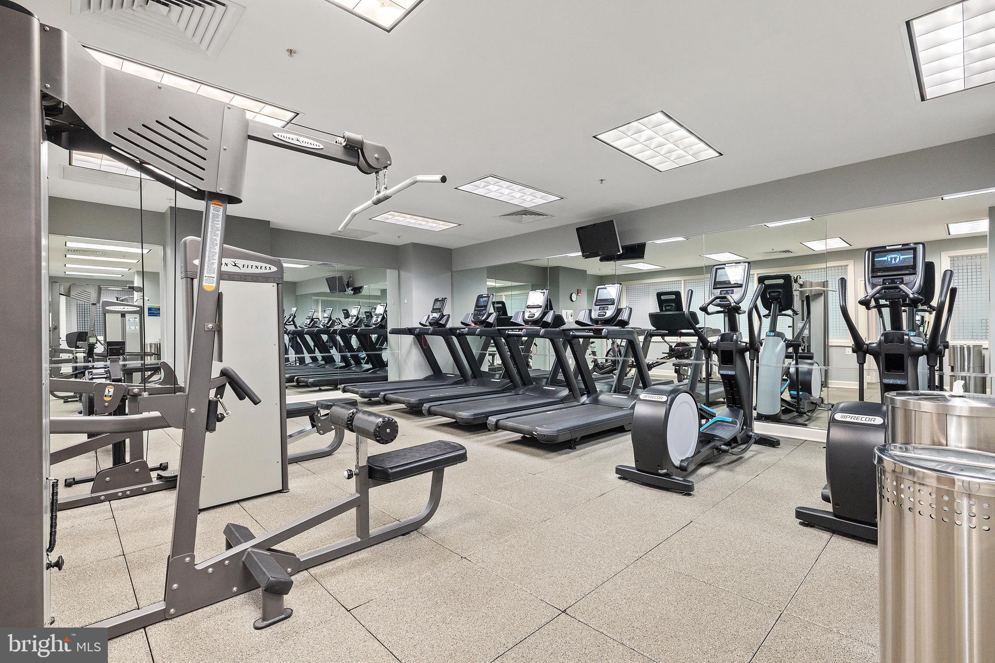 1915 Towne Centre Boulevard, Unit 309 Annapolis, MD 21401 - Photo 15 of 25 a view of a room with gym equipment