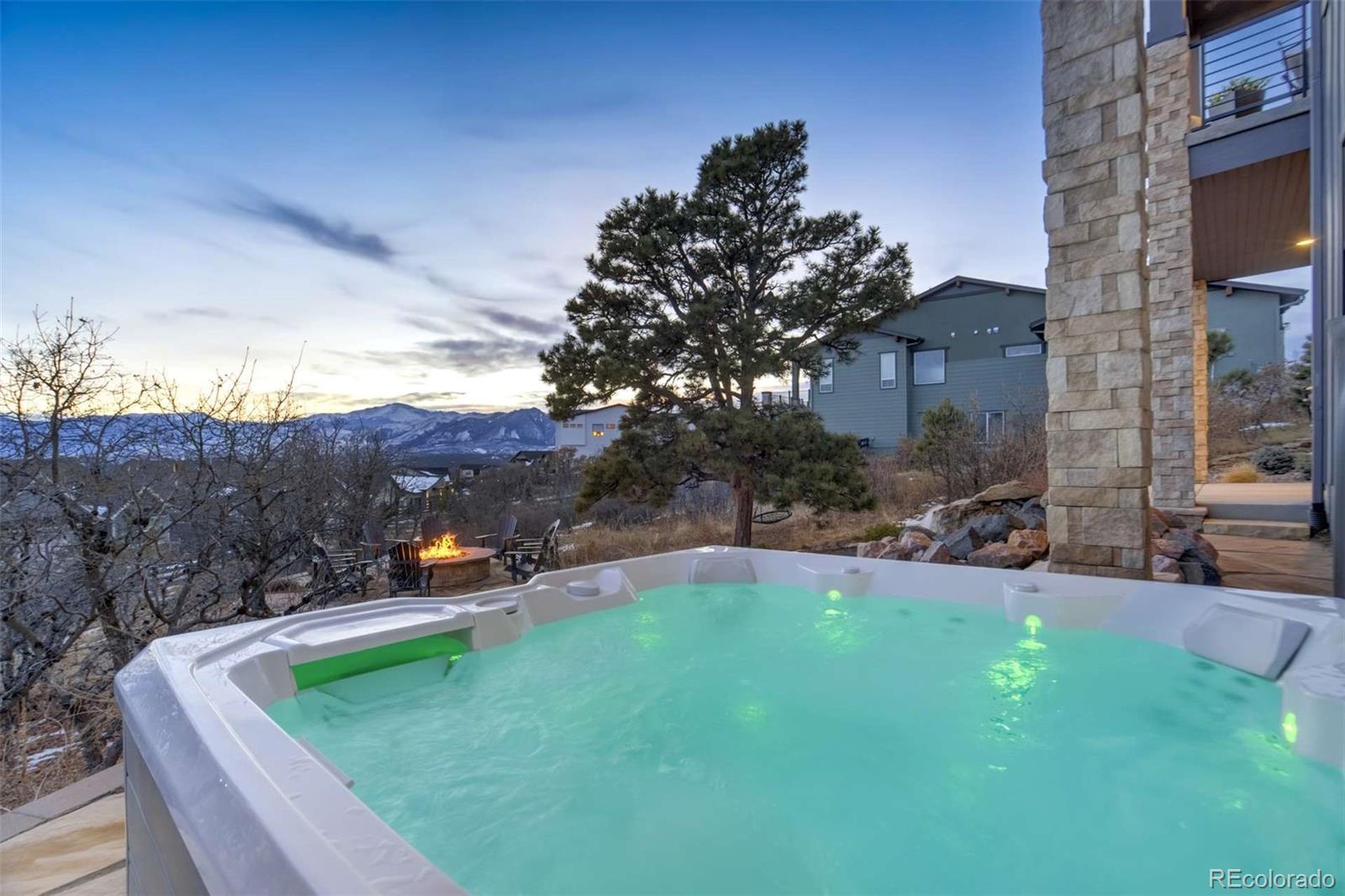 1287 Kelso Place Colorado Springs, CO 80921 - Photo 44 of 50 a view of a backyard with sitting area