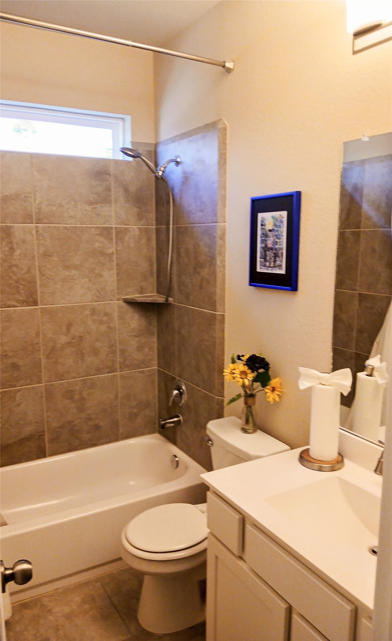 24015 Corinaldo Court Katy, TX 77493 - Photo 11 of 16 a bathroom with a sink a toilet and shower