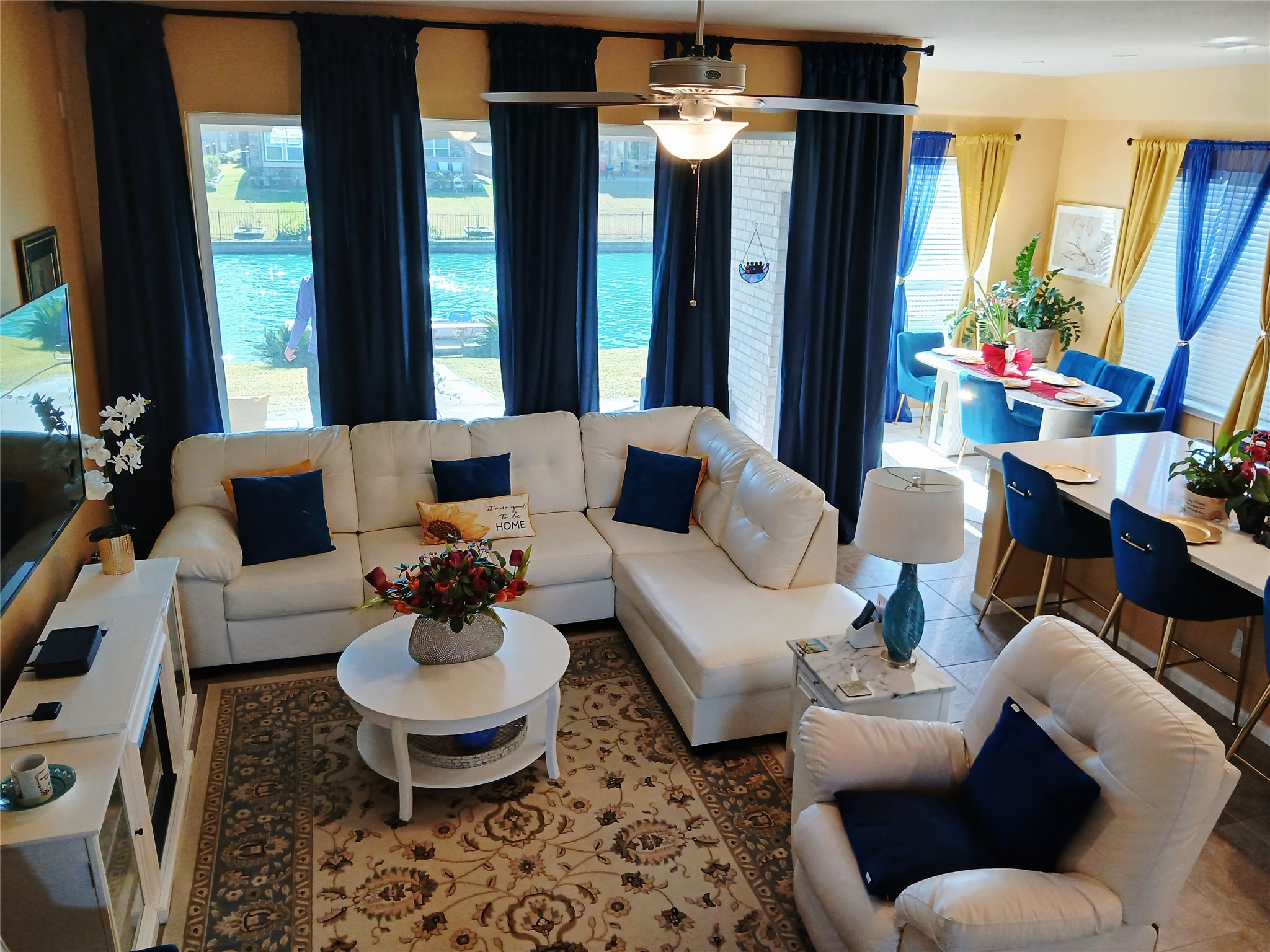 24015 Corinaldo Court Katy, TX 77493 - Photo 4 of 16 a living room with furniture and a large window