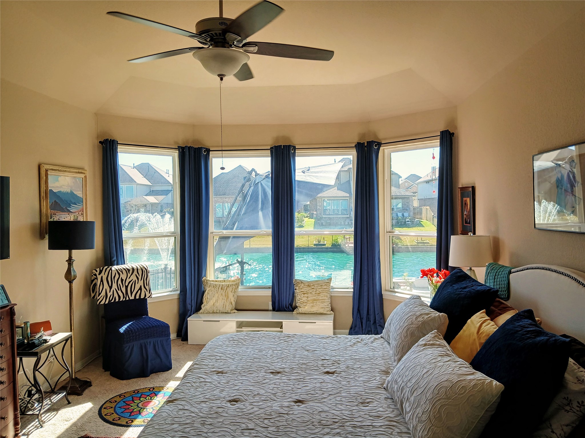 24015 Corinaldo Court Katy, TX 77493 - Photo 8 of 16 a living room with furniture and a large window