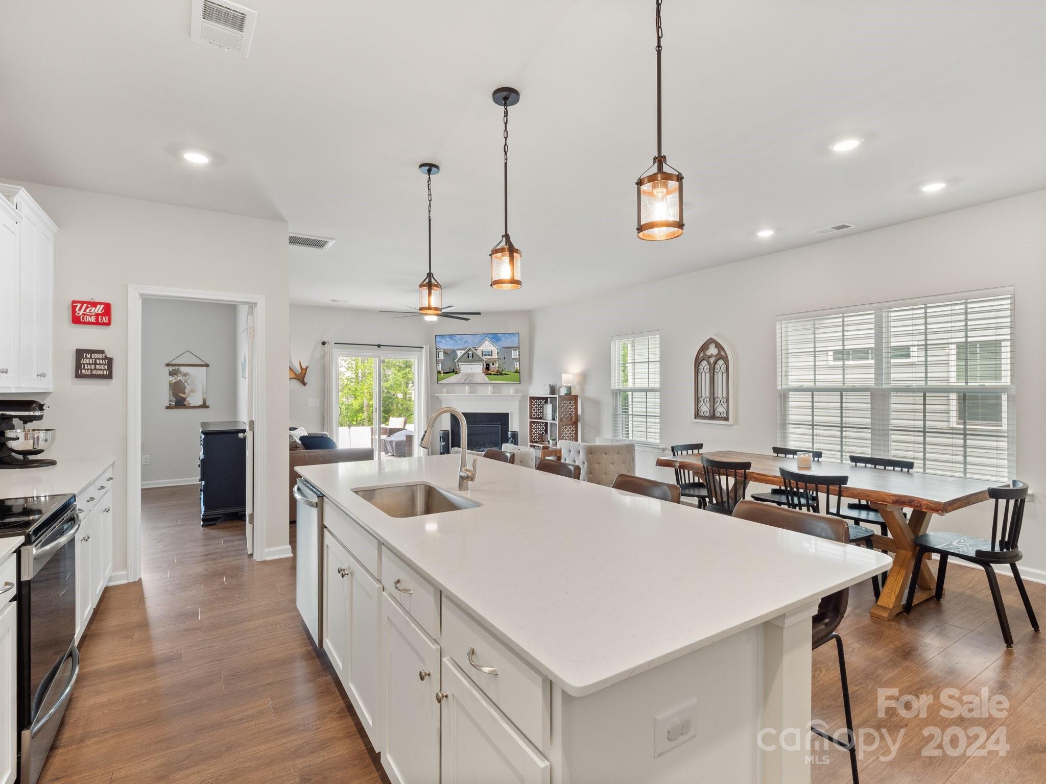 6515 Gopher Road Lancaster, SC 29720 - Photo 13 of 35 a large kitchen with kitchen island a large island in it