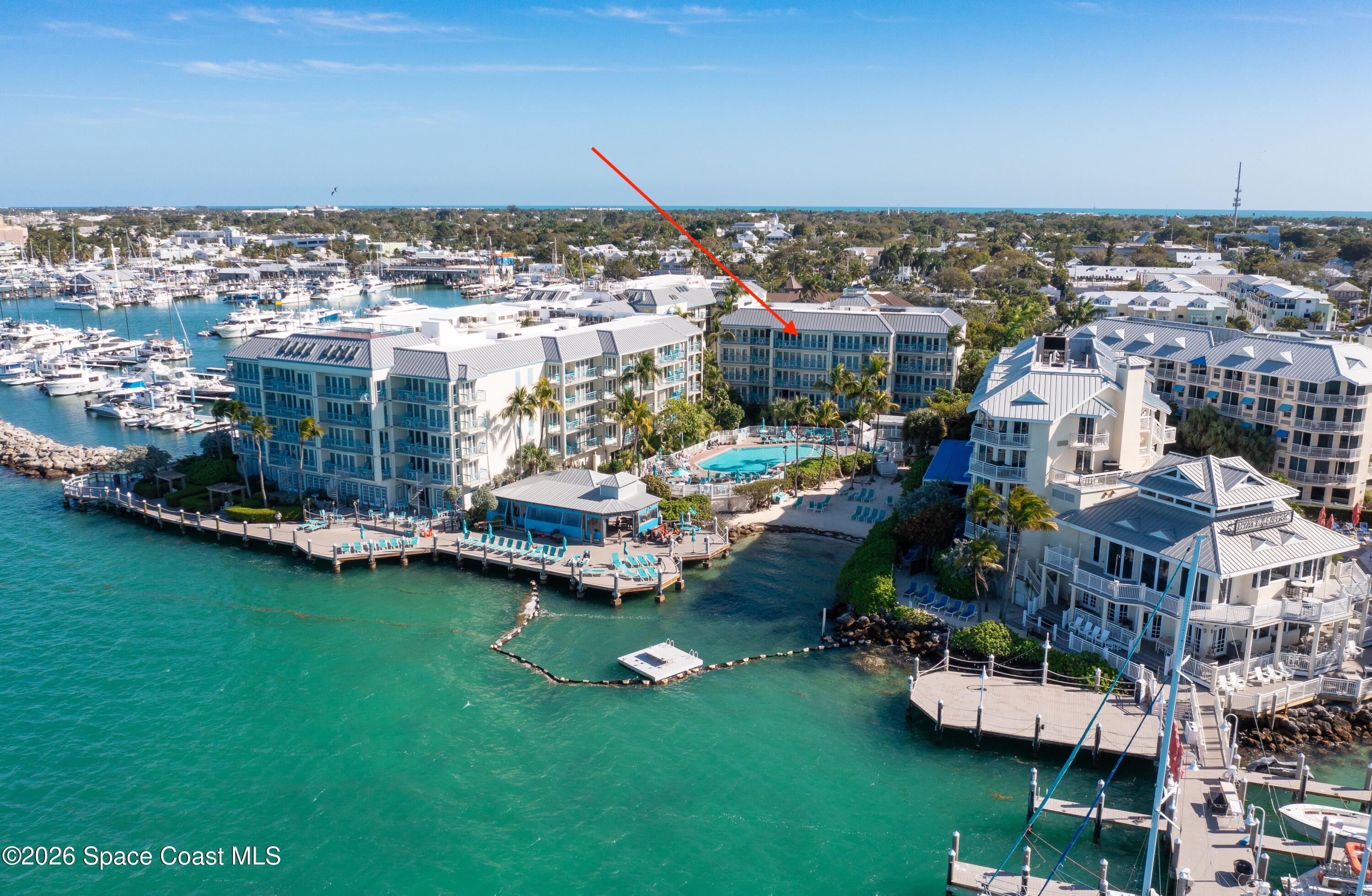 a city view with tall buildings