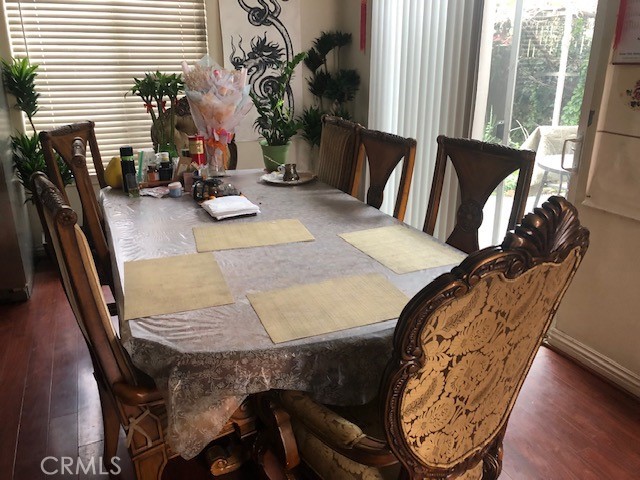 12047 Deana Street El Monte, CA 91732 - Photo 5 of 7 a view of a dining room with furniture window and outside view
