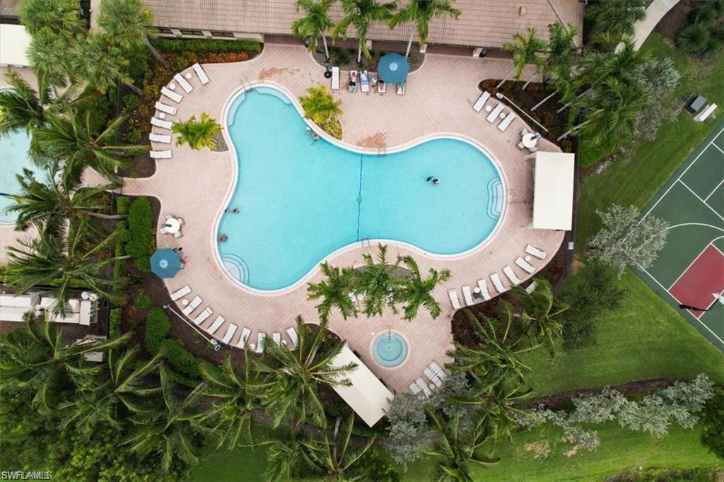6670 Marbella Lane Naples, FL 34105 - Photo 23 of 24 an aerial view of a swimming pool and outdoor space