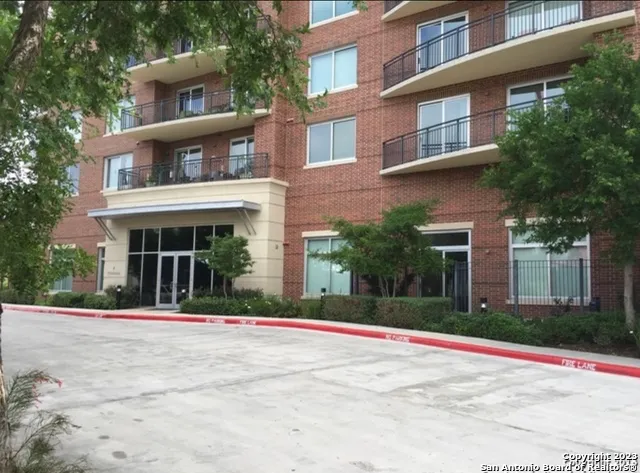 front view of a brick house