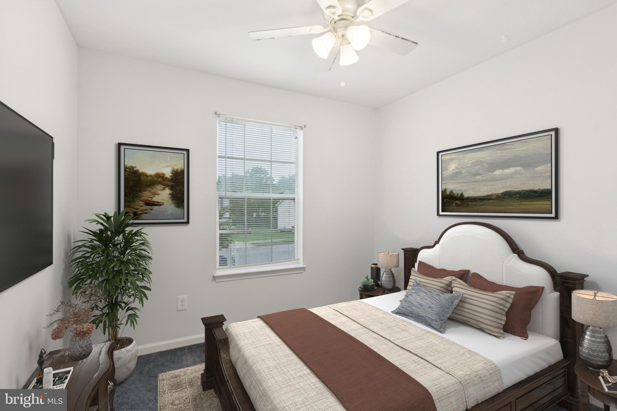 1151 Caton Road Hampstead, MD 21074 - Photo 13 of 43 a bedroom with bed and a painting on the wall