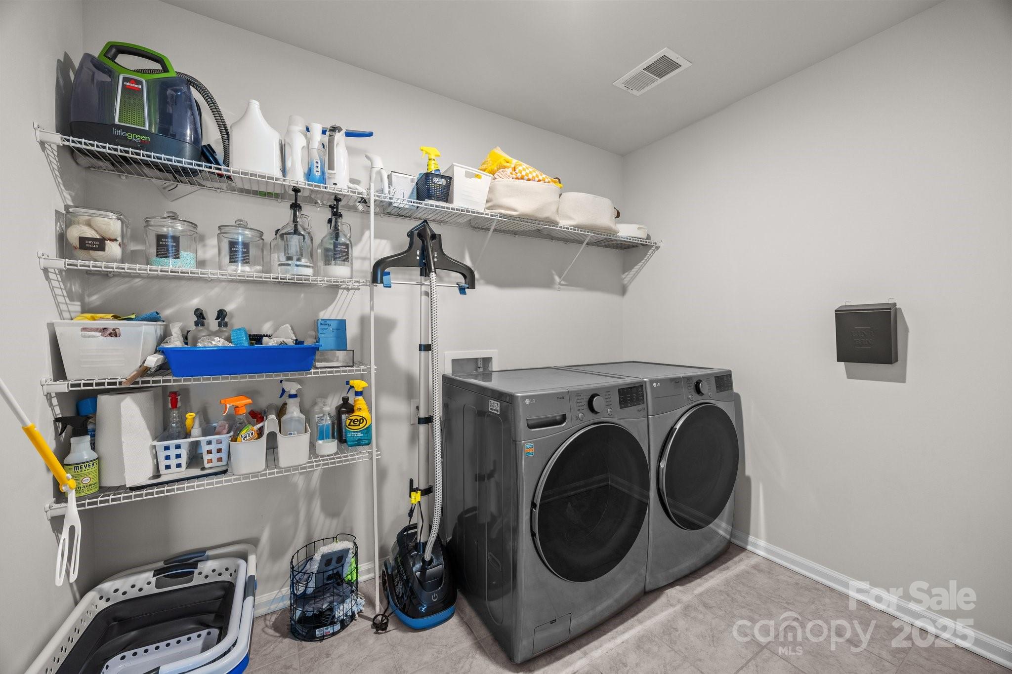 3643 Slider Terrace Lancaster, SC 29720 - Photo 30 of 46 a utility room with dryer washer and other items