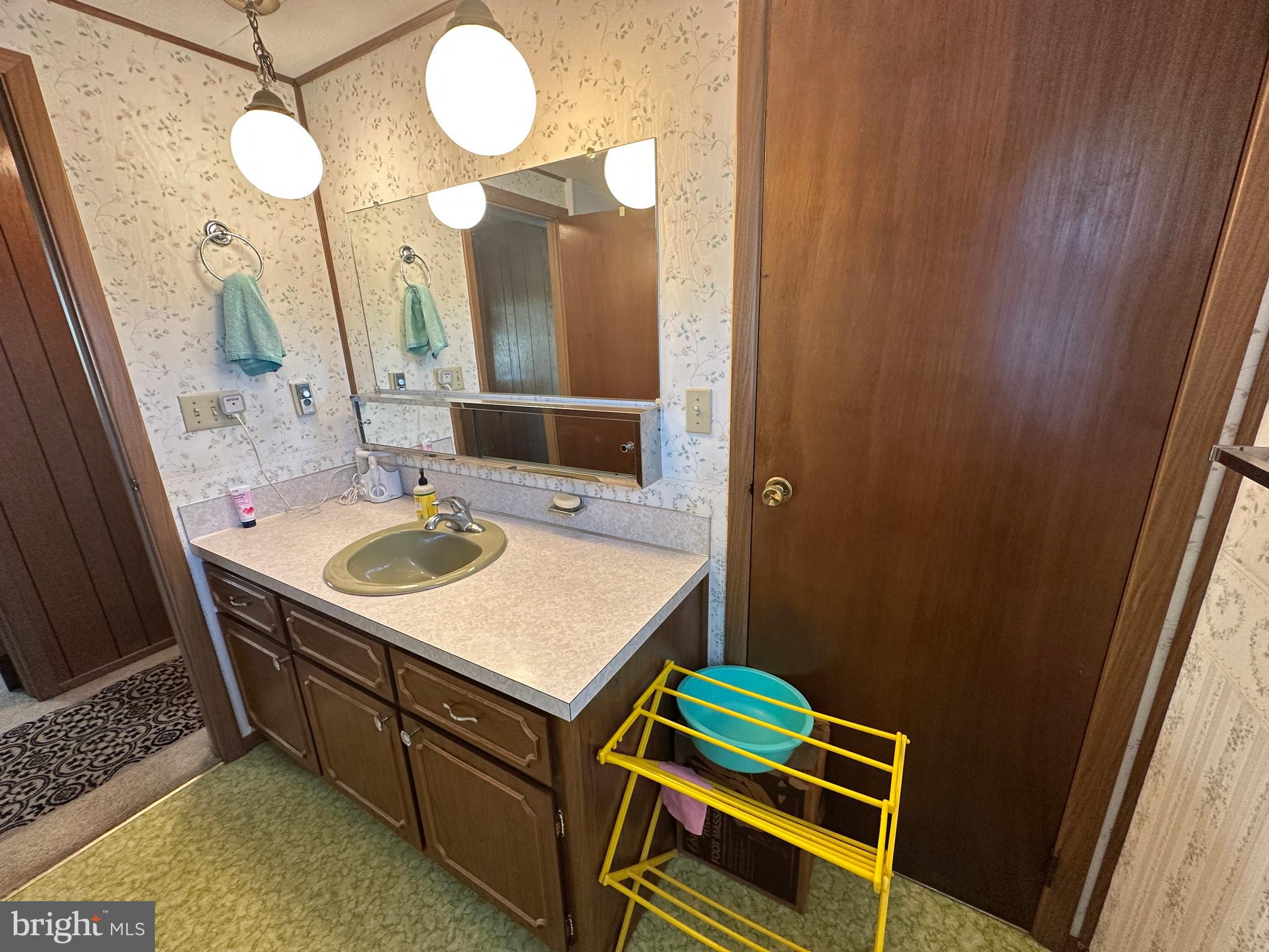 375 St Thomas-Edenville Road St. Thomas, PA 17252 - Photo 48 of 85 a bathroom with a sink a mirror and vanity