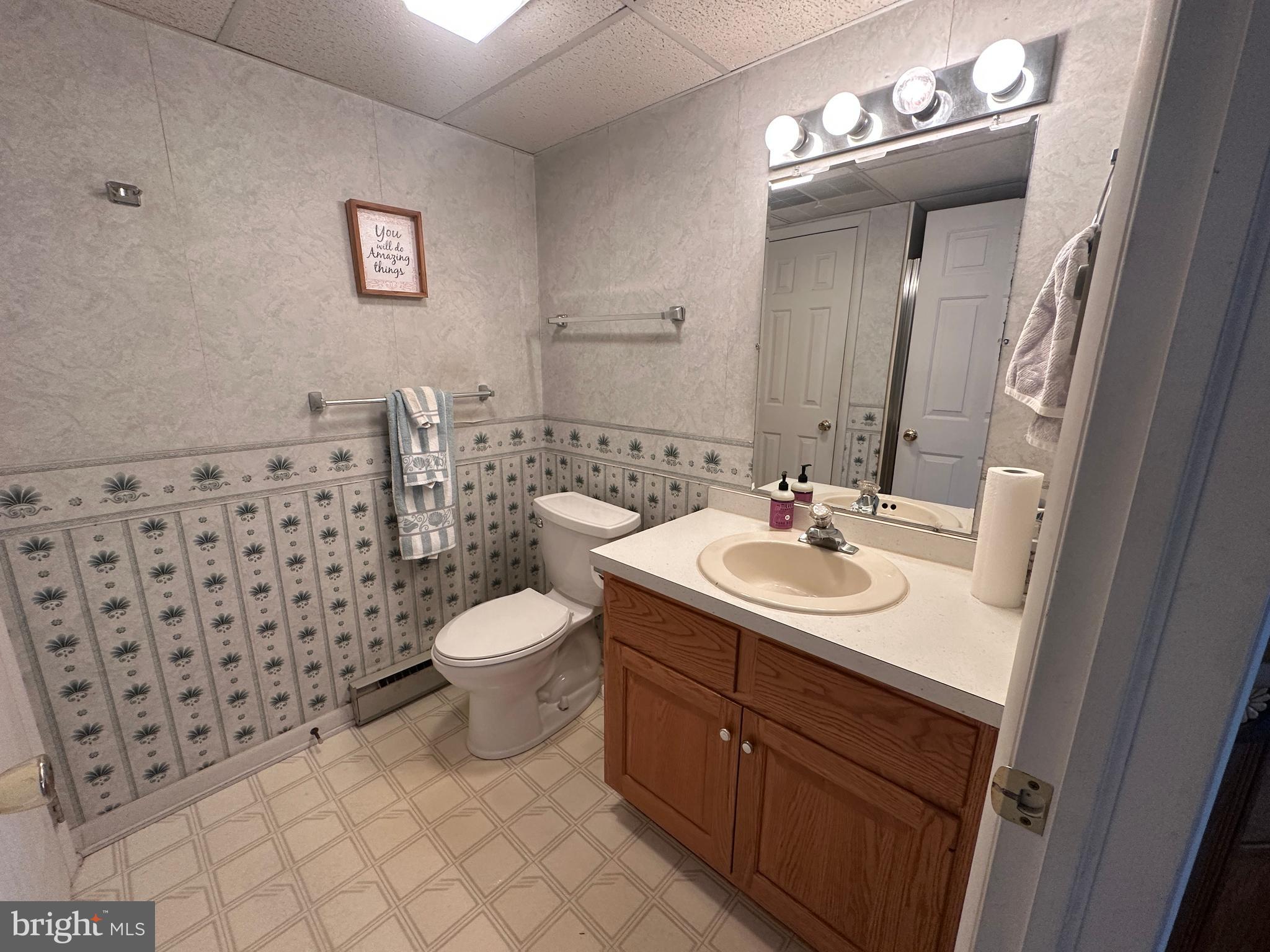 375 St Thomas-Edenville Road St. Thomas, PA 17252 - Photo 70 of 85 a bathroom with a sink a toilet and a mirror