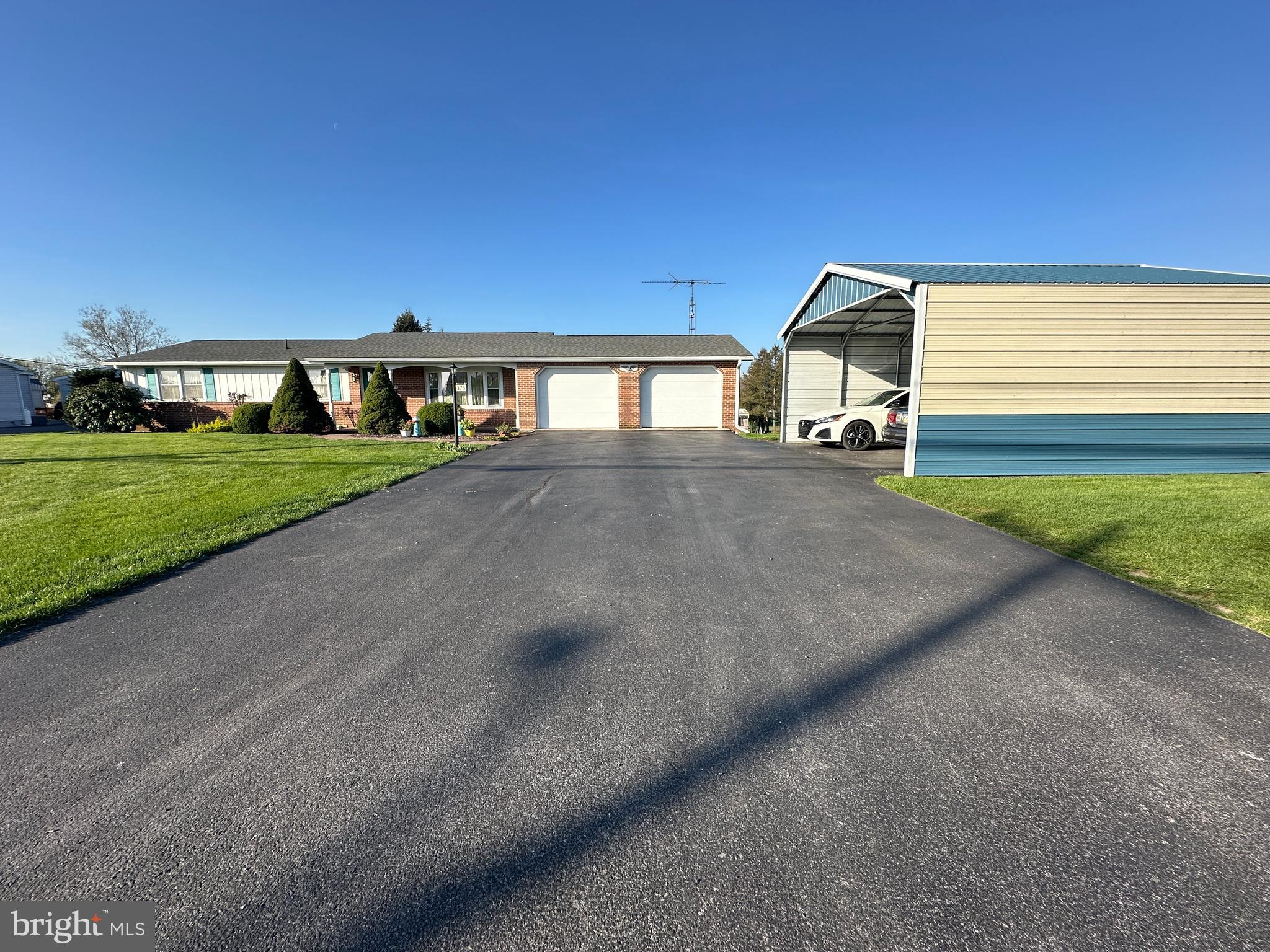 375 St Thomas-Edenville Road St. Thomas, PA 17252 - Photo 9 of 85 a view of a house with a yard and a garage